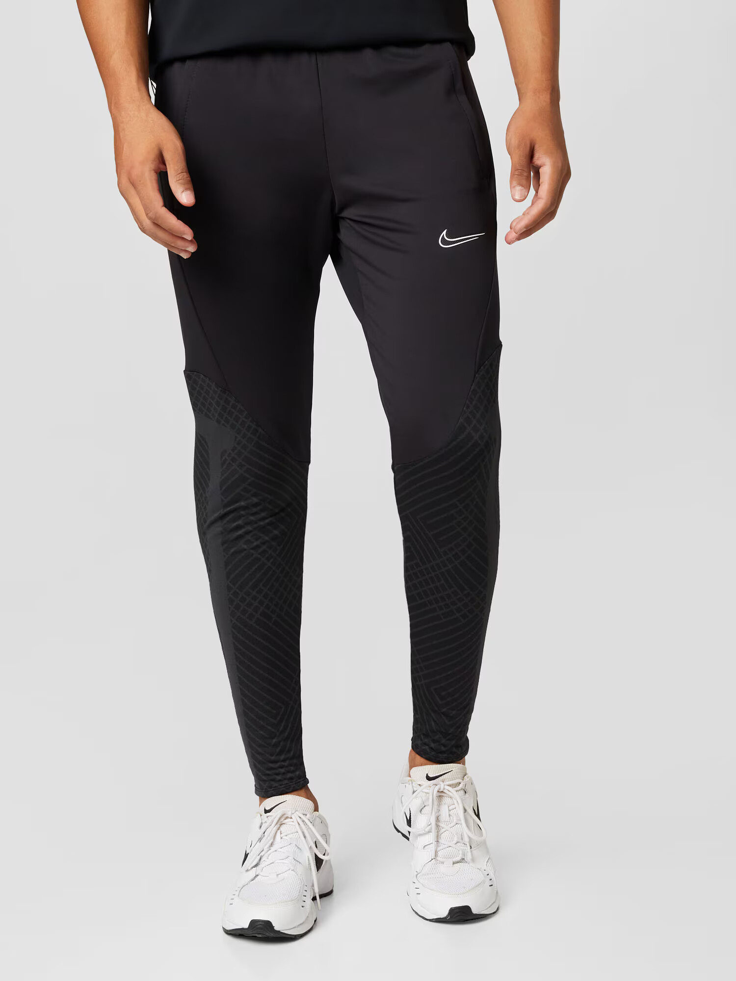 NIKE Pantaloni sport 'Strike' gri metalic / negru / alb - Pled.ro