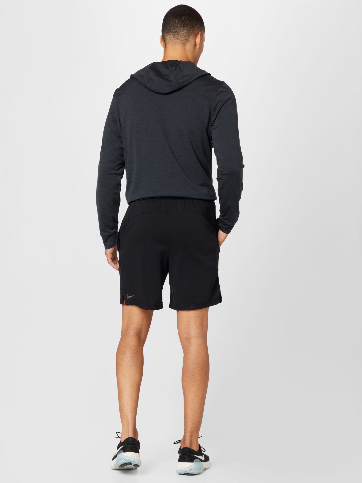 NIKE Pantaloni sport gri / negru - Pled.ro