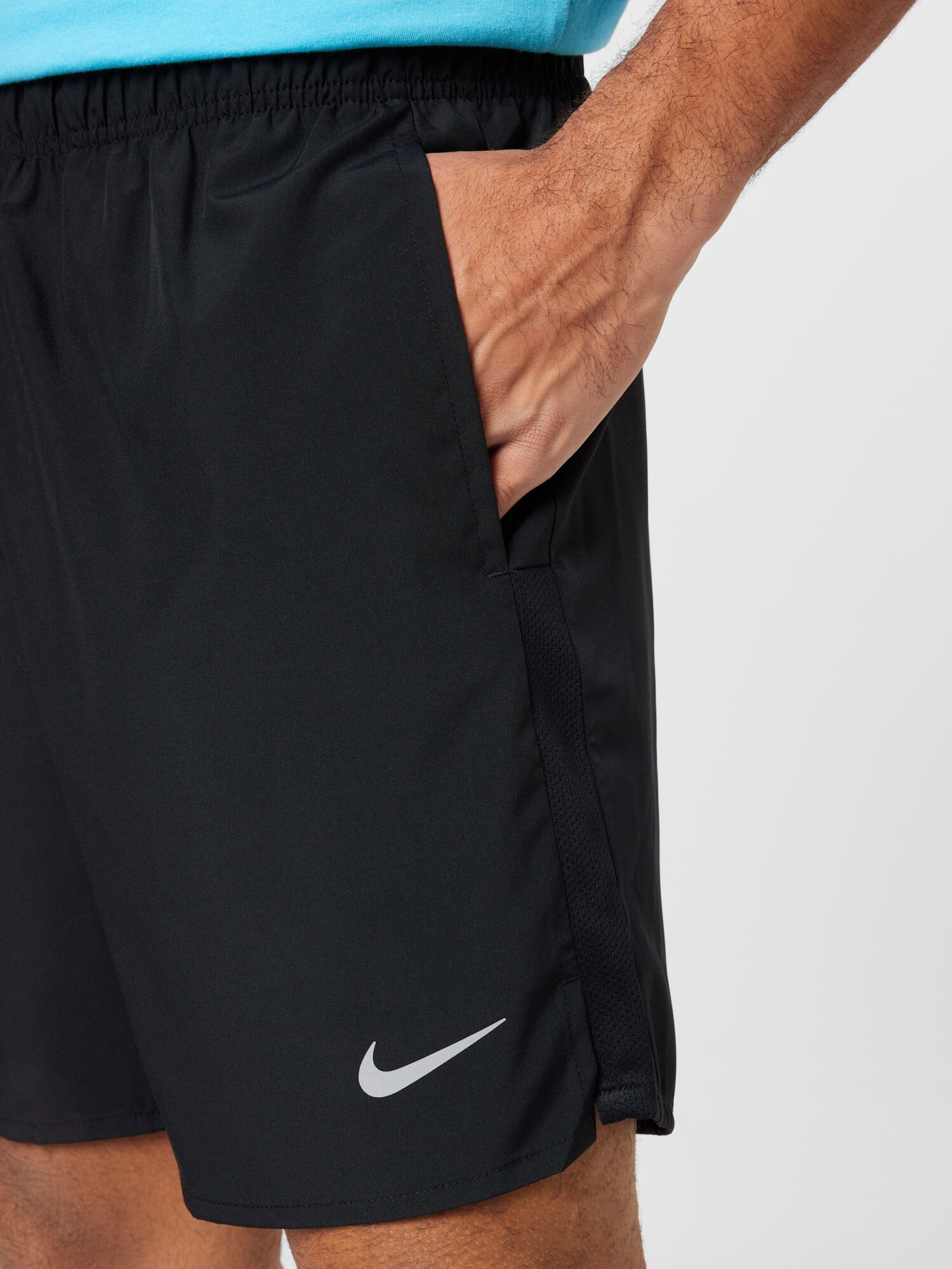 NIKE Pantaloni sport gri deschis / negru - Pled.ro