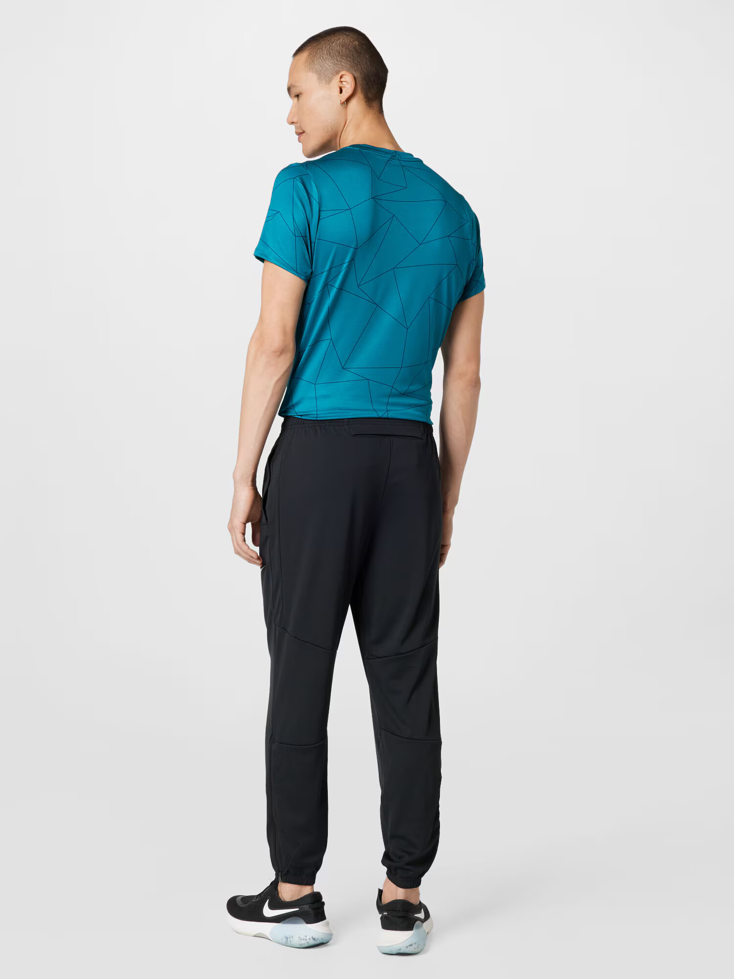 NIKE Pantaloni sport gri / negru - Pled.ro