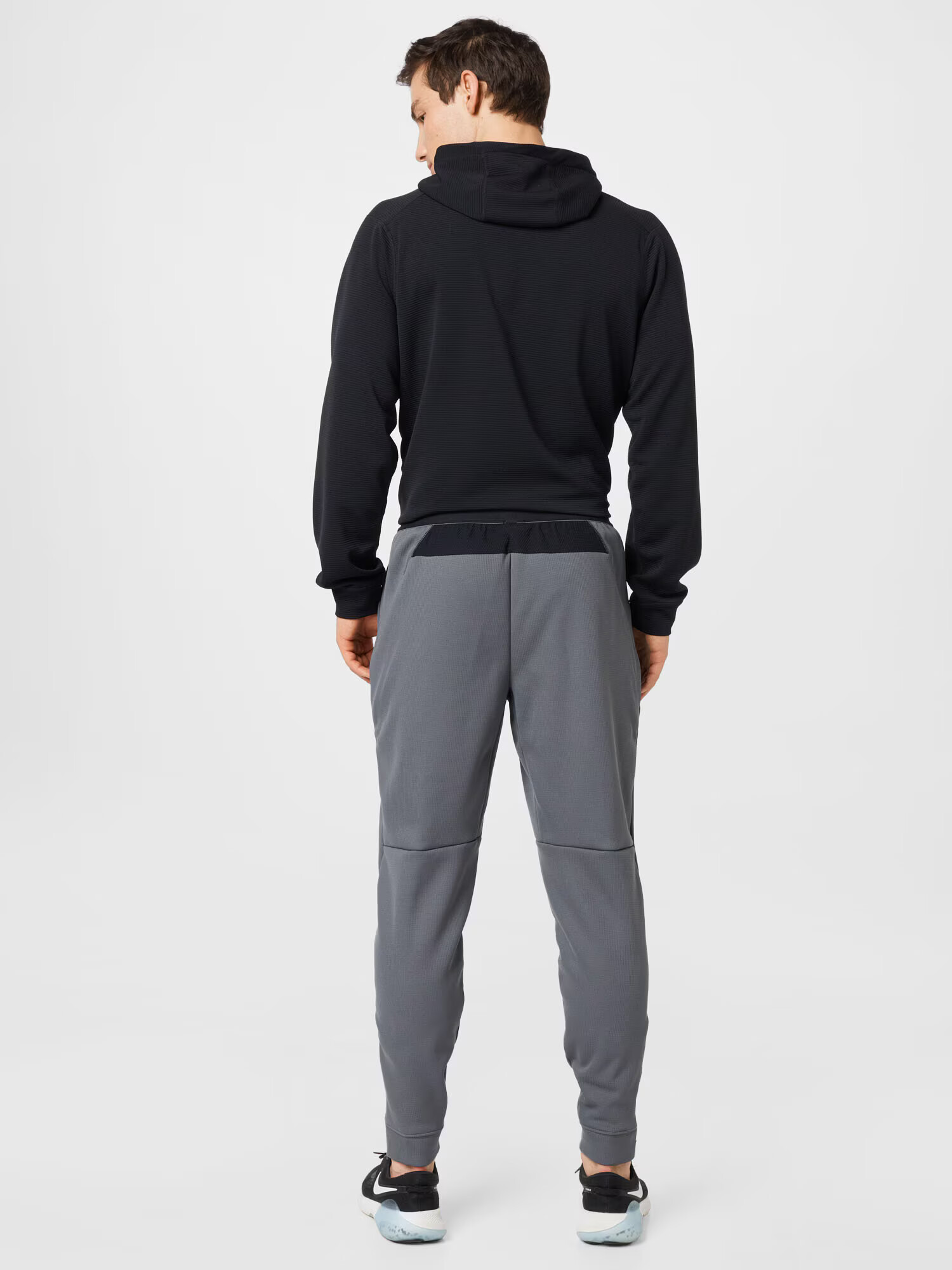 NIKE Pantaloni sport gri / negru - Pled.ro