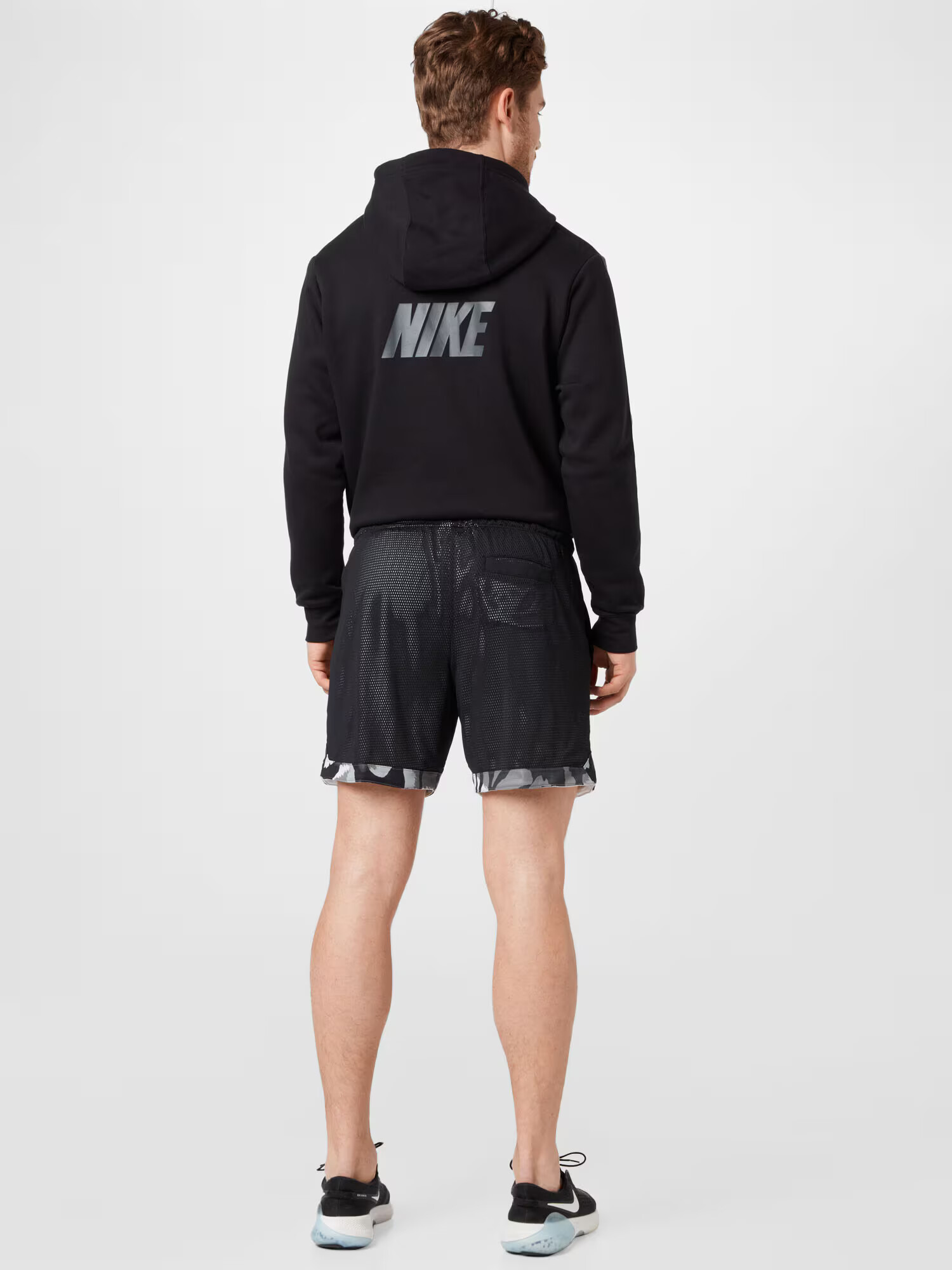 NIKE Pantaloni sport gri / negru / alb - Pled.ro