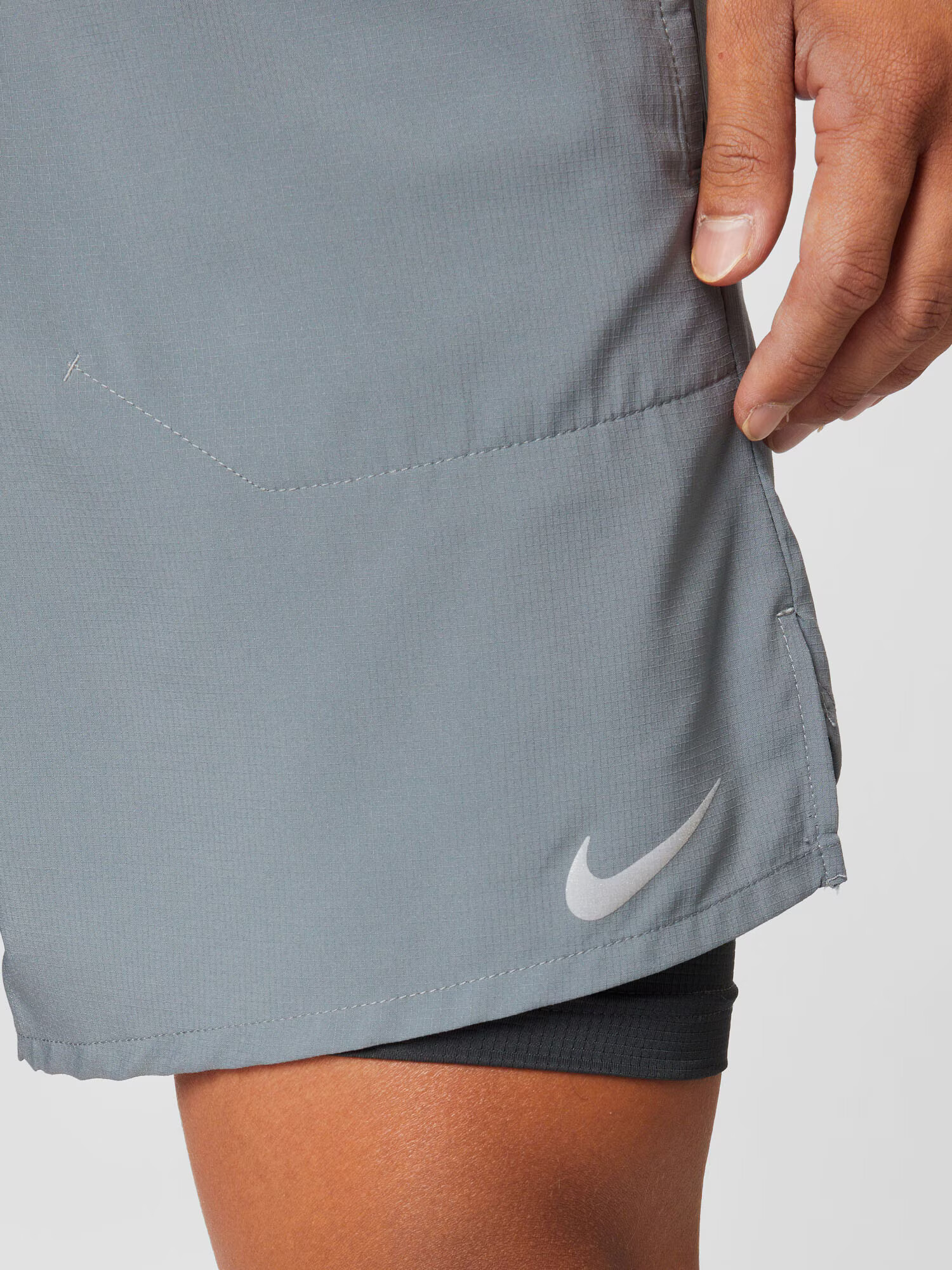 NIKE Pantaloni sport gri închis / alb - Pled.ro