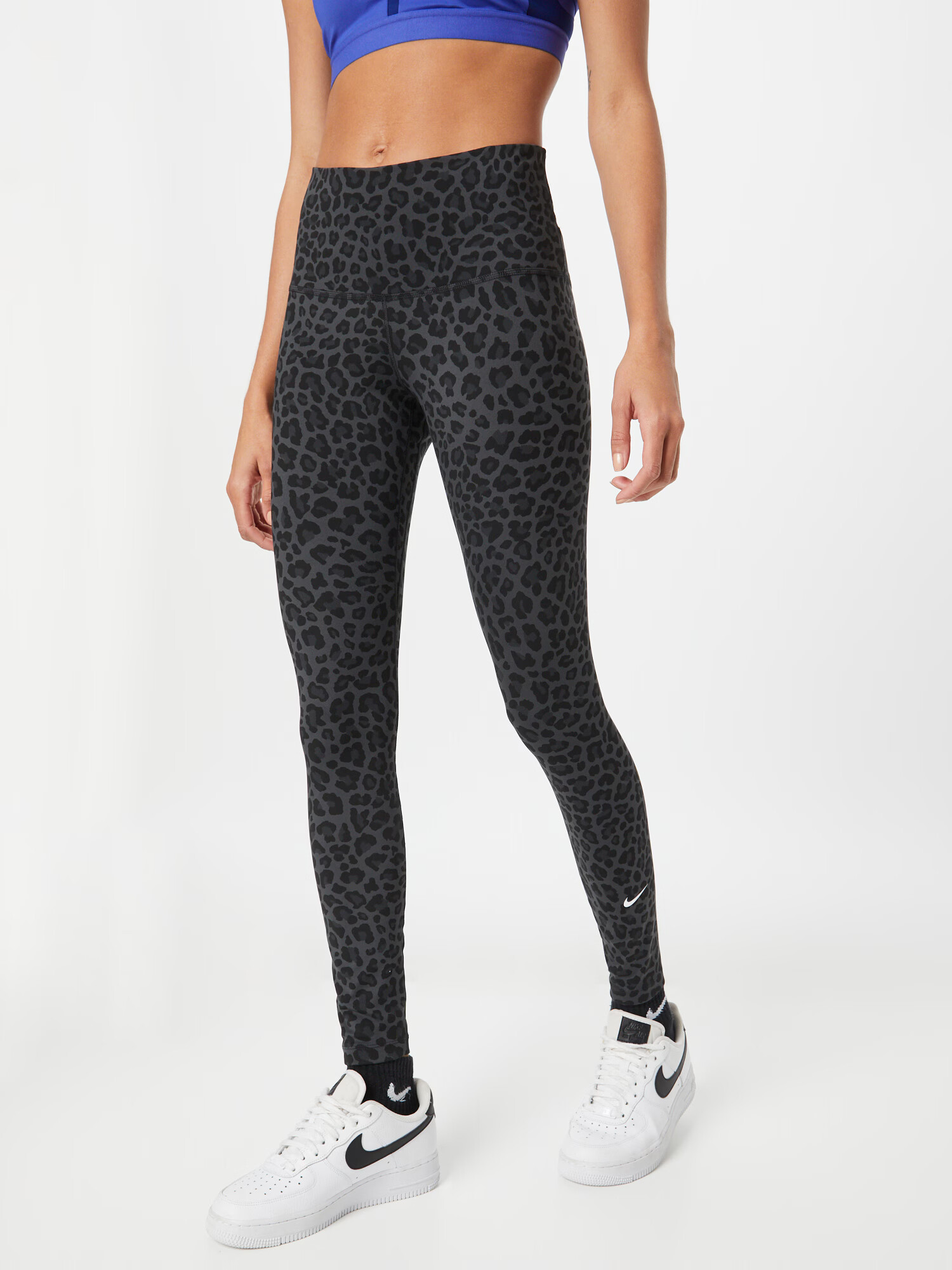 NIKE Pantaloni sport gri piatră / gri închis / negru / alb - Pled.ro