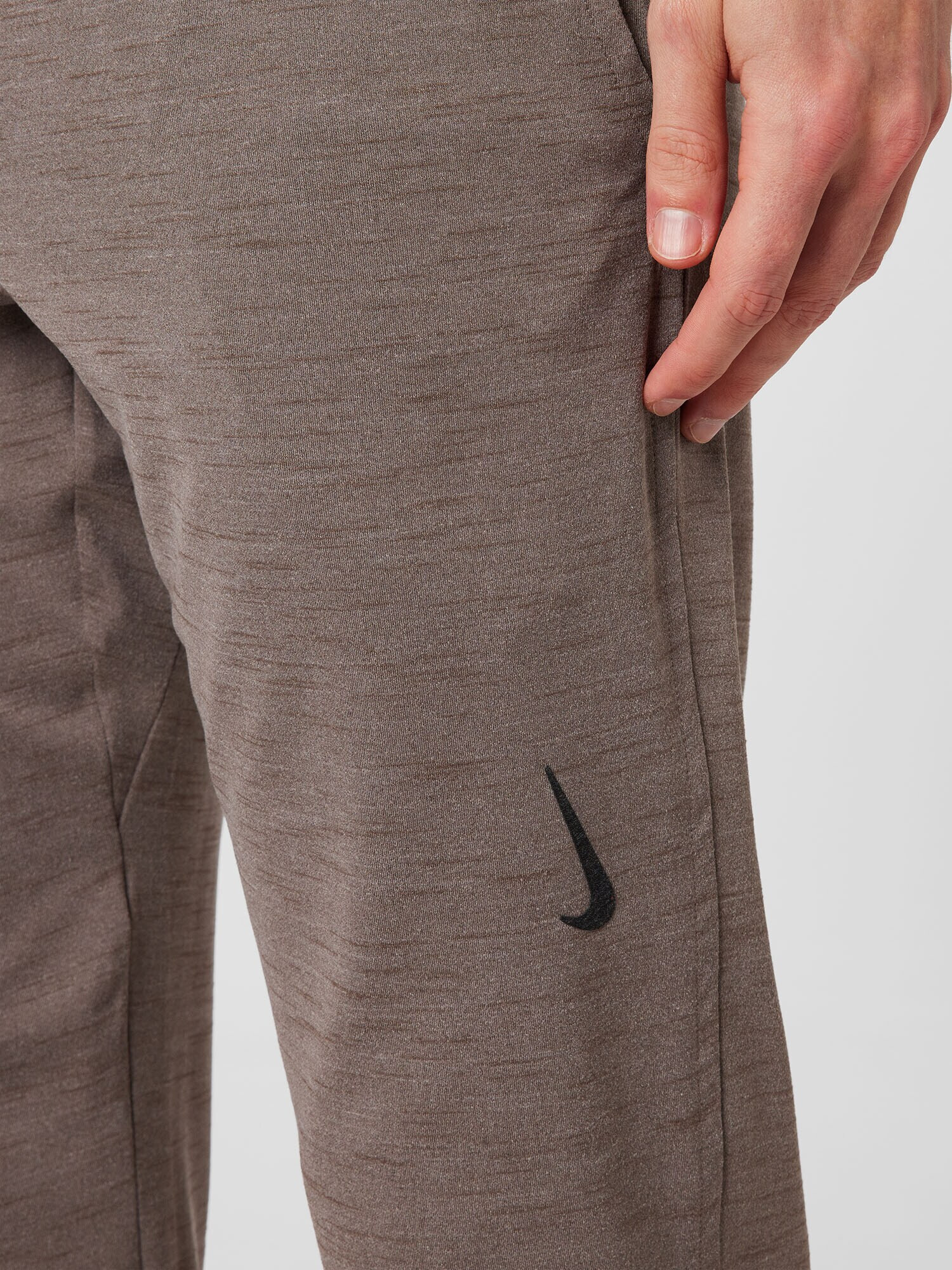 NIKE Pantaloni sport maro cămilă / negru - Pled.ro