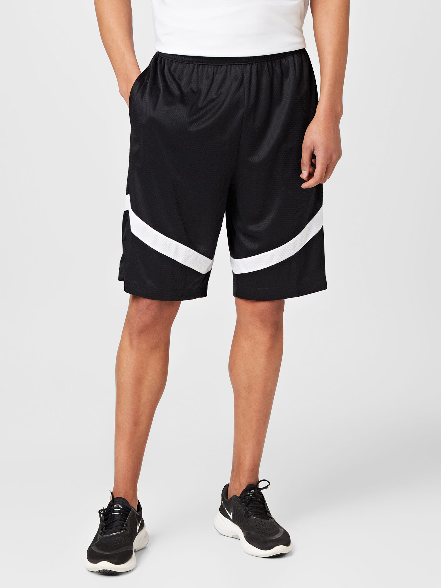 NIKE Pantaloni sport negru / alb - Pled.ro