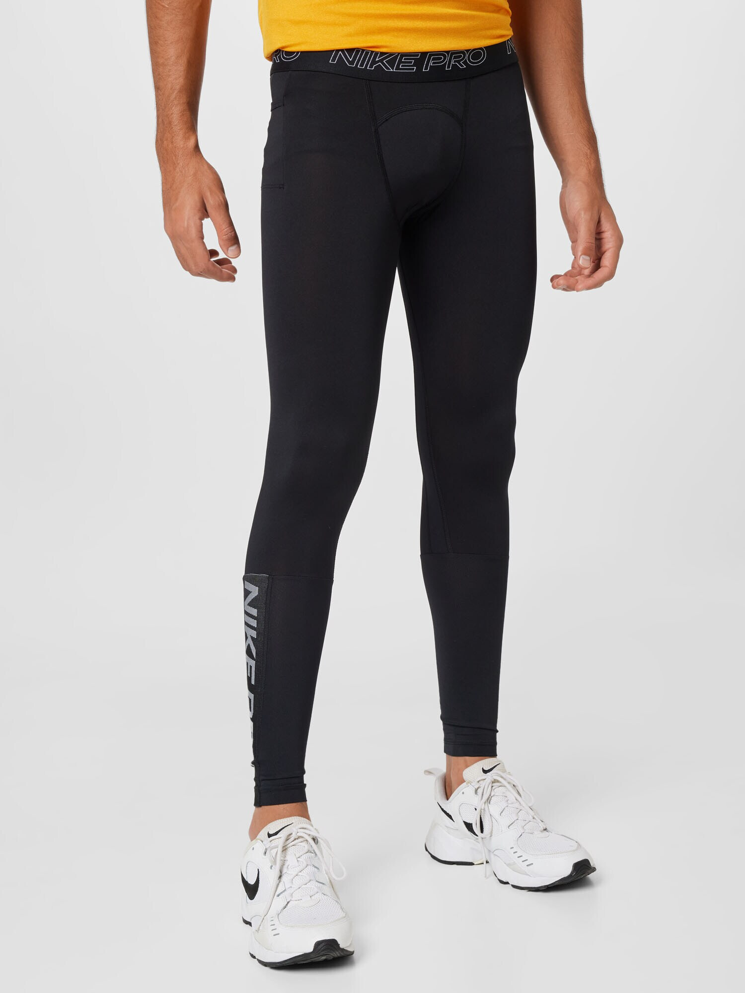 NIKE Pantaloni sport negru / alb - Pled.ro