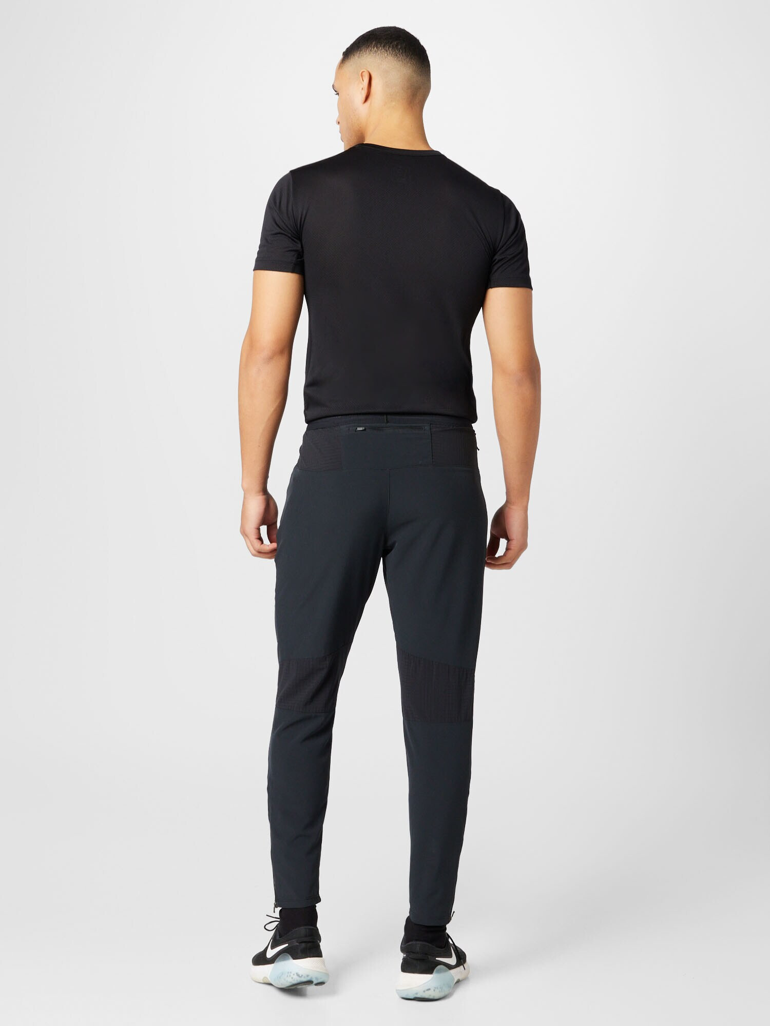 NIKE Pantaloni sport negru / alb - Pled.ro