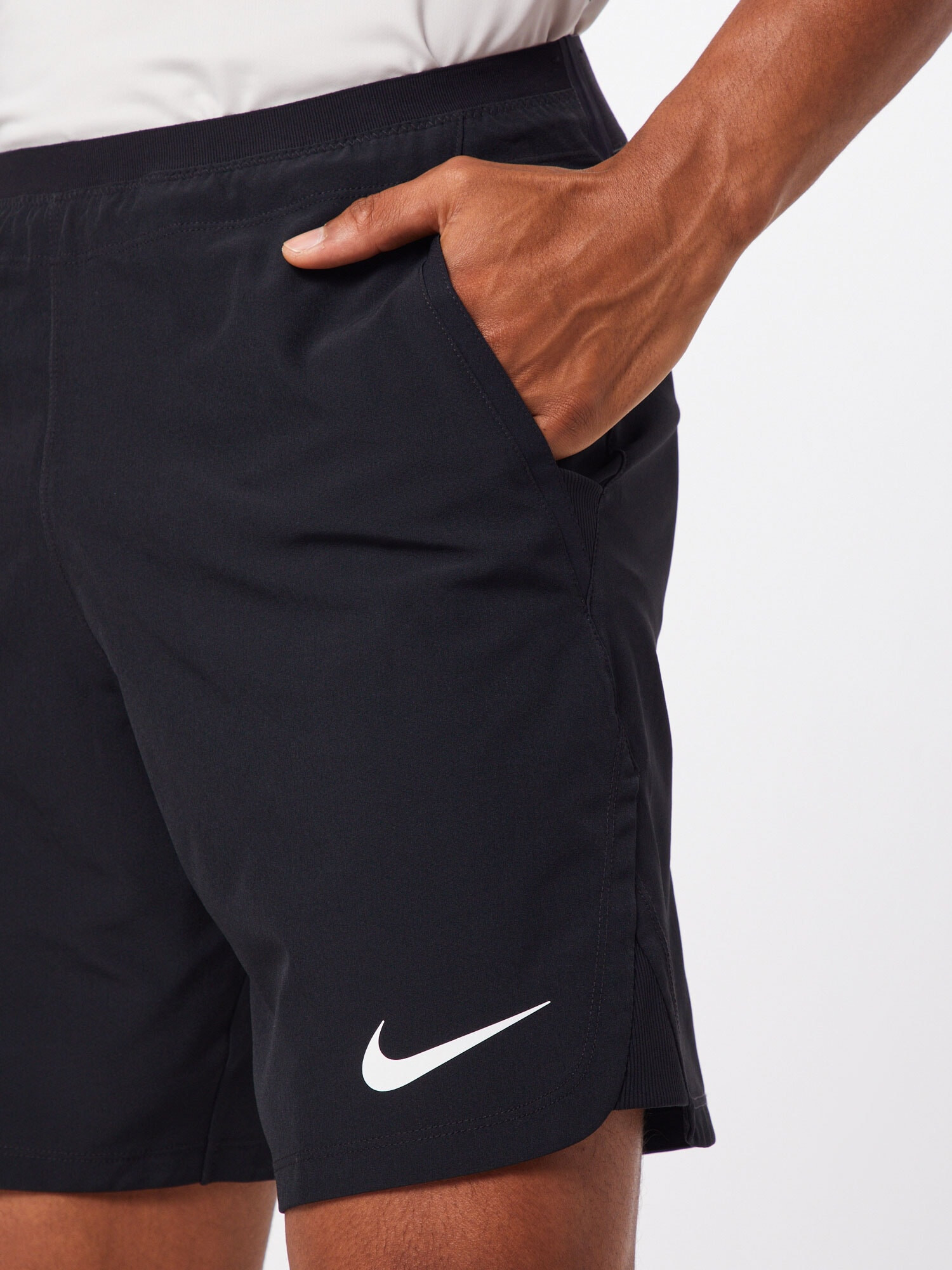 NIKE Pantaloni sport negru / alb - Pled.ro