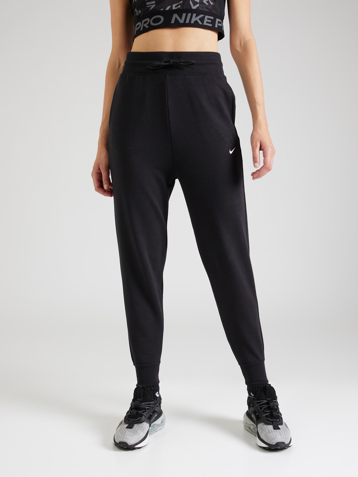 NIKE Pantaloni sport 'One' negru / alb - Pled.ro