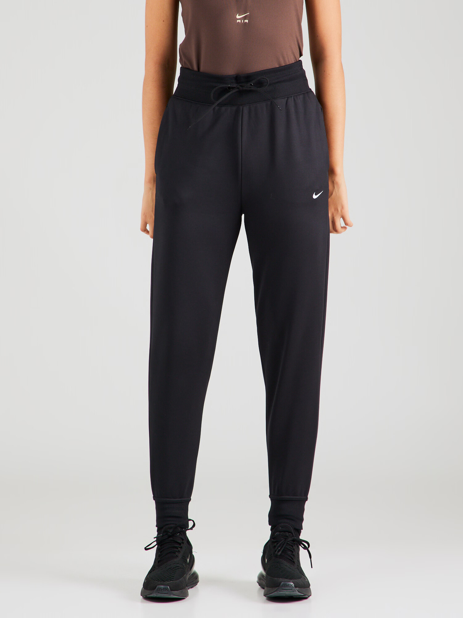 NIKE Pantaloni sport 'One' negru / alb - Pled.ro