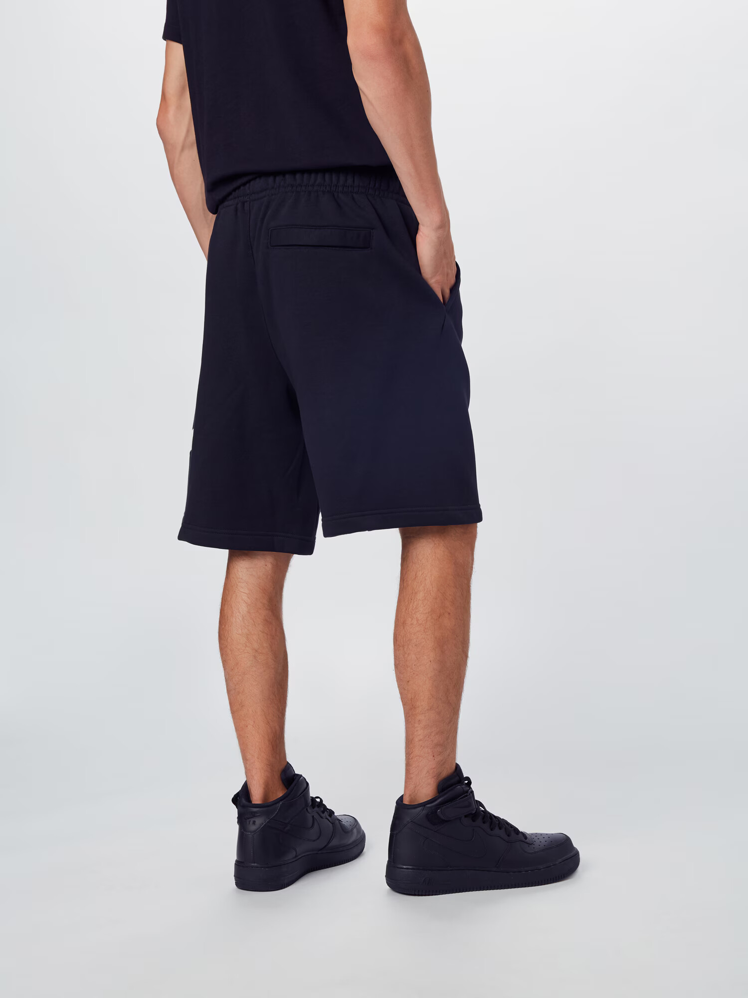 NIKE Pantaloni sport 'Club' negru / alb - Pled.ro