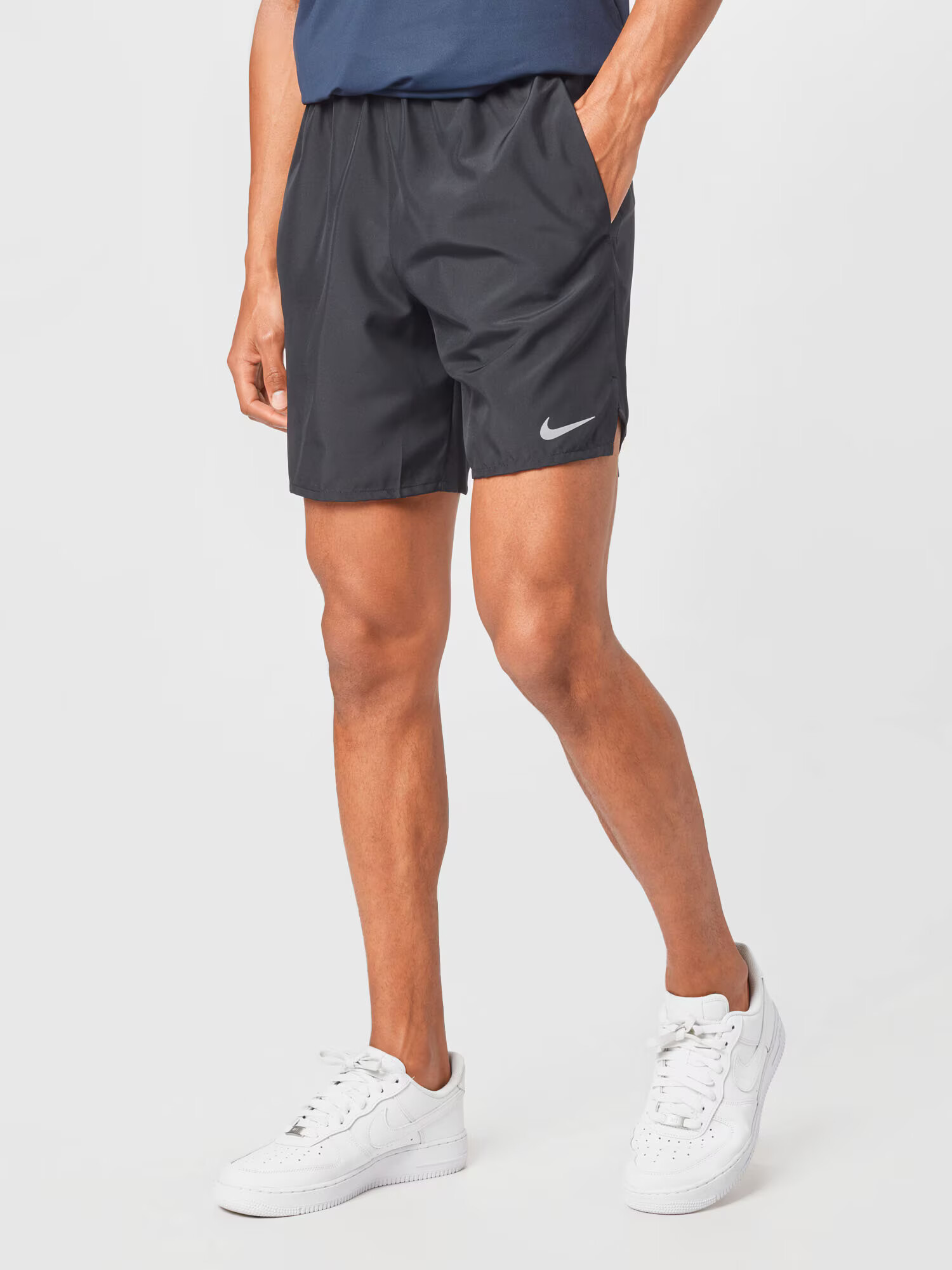 NIKE Pantaloni sport negru / alb - Pled.ro