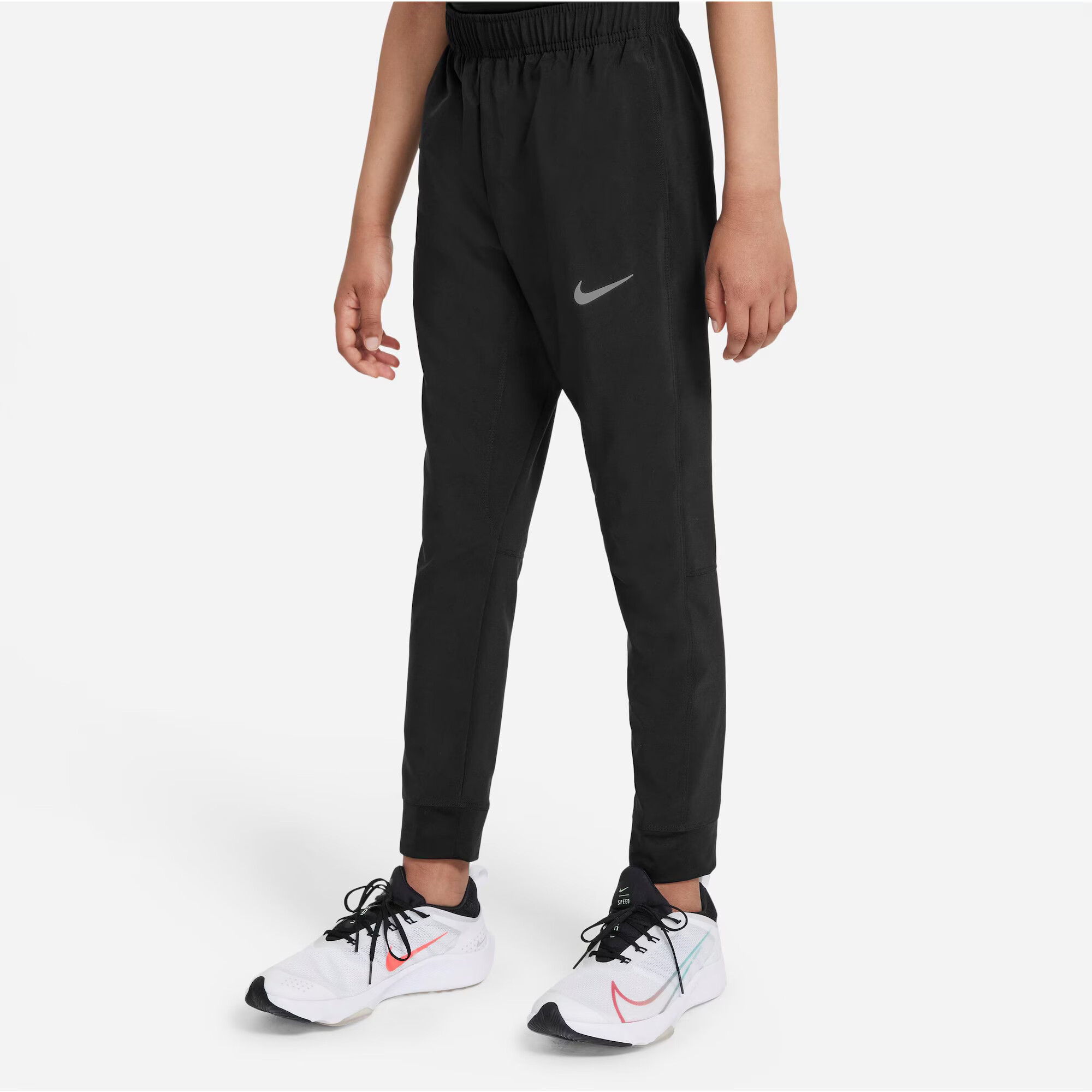 NIKE Pantaloni sport negru / alb - Pled.ro