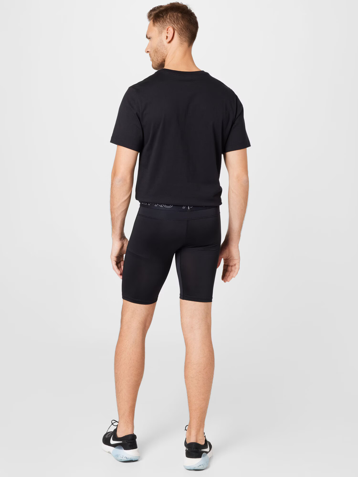 NIKE Pantaloni sport negru / alb - Pled.ro