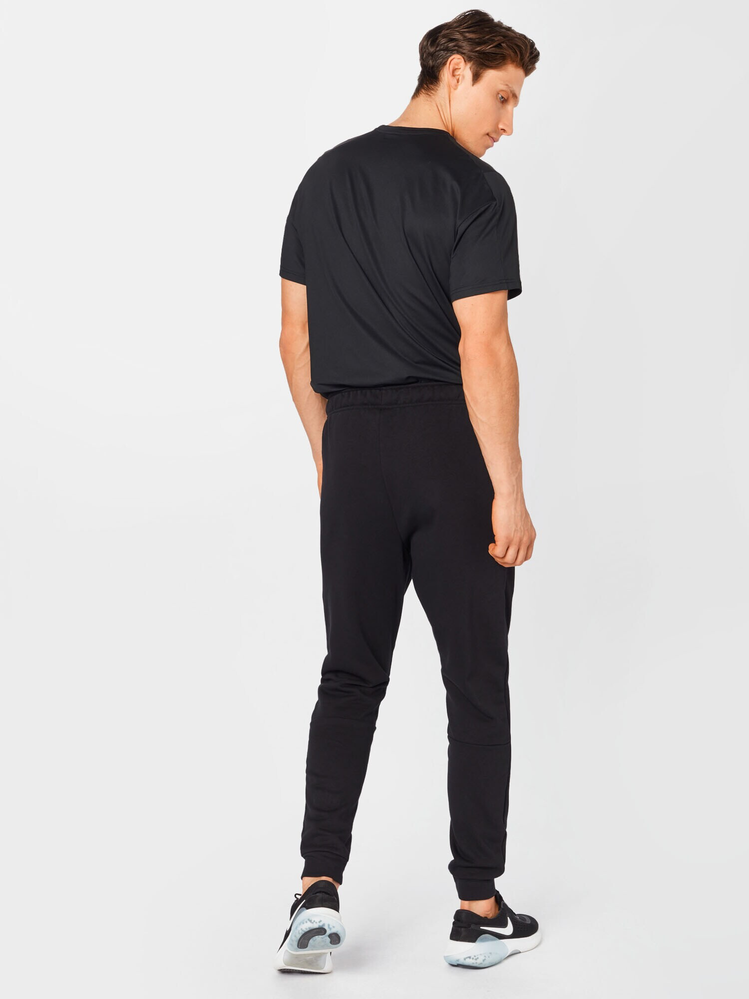 NIKE Pantaloni sport negru / alb - Pled.ro