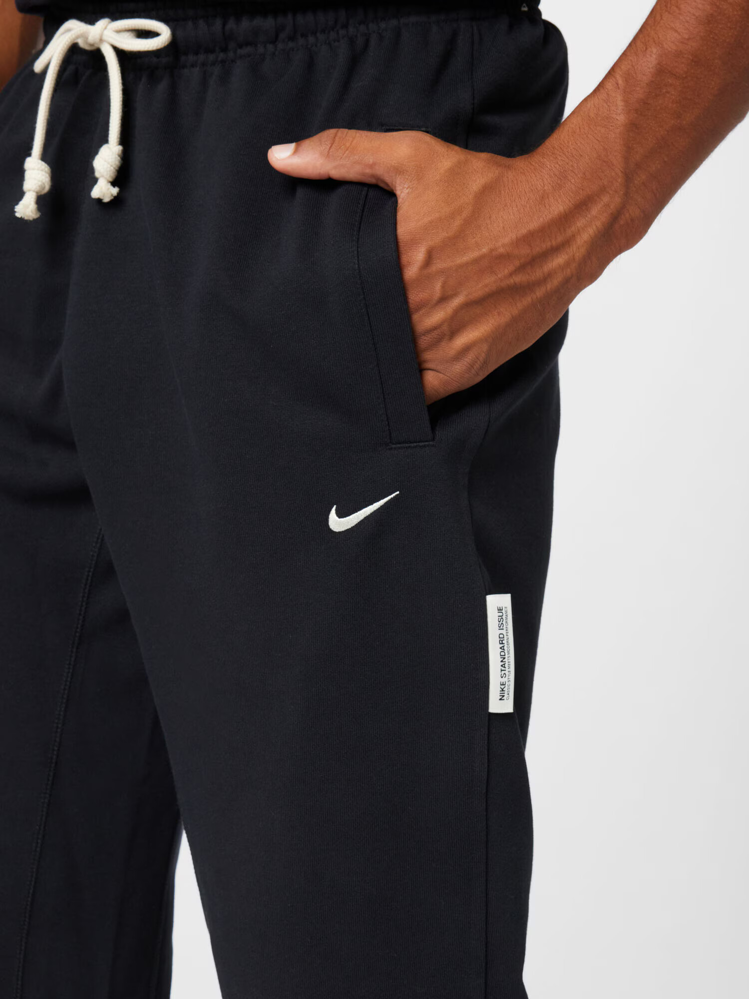 NIKE Pantaloni sport negru / alb - Pled.ro