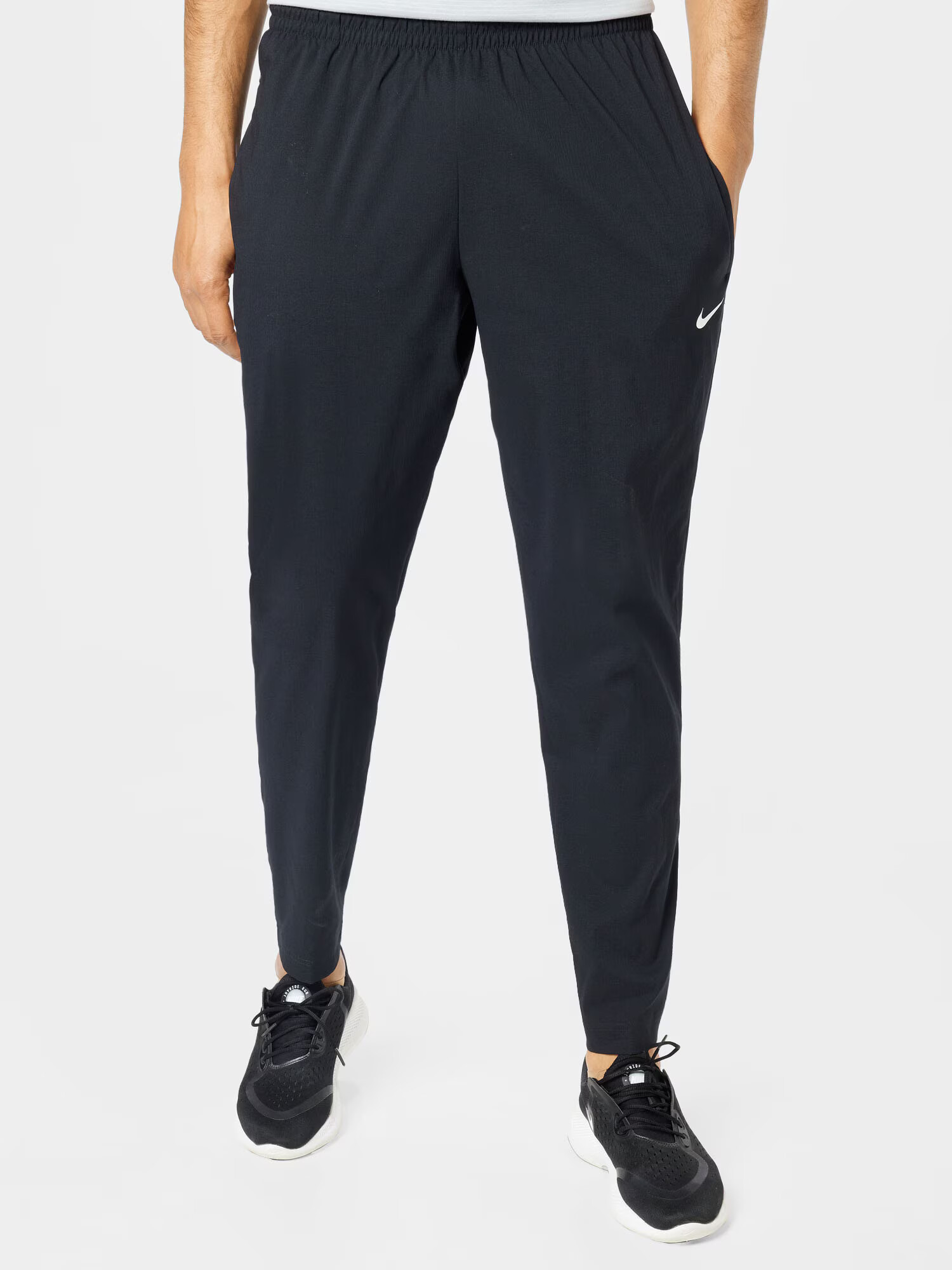 NIKE Pantaloni sport negru / alb - Pled.ro