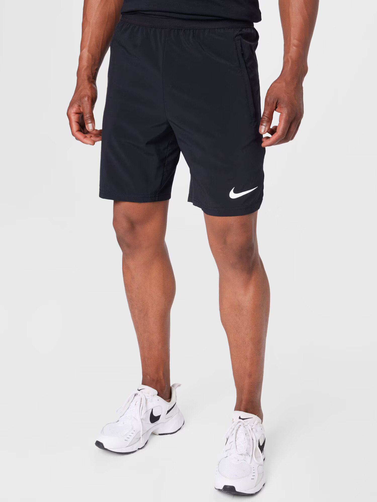 NIKE Pantaloni sport negru / alb - Pled.ro