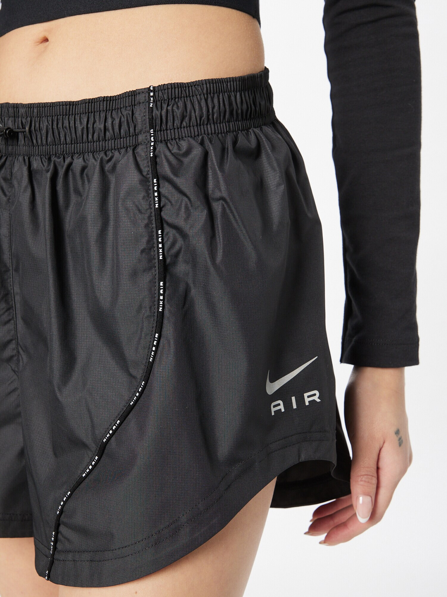 NIKE Pantaloni sport negru / alb - Pled.ro