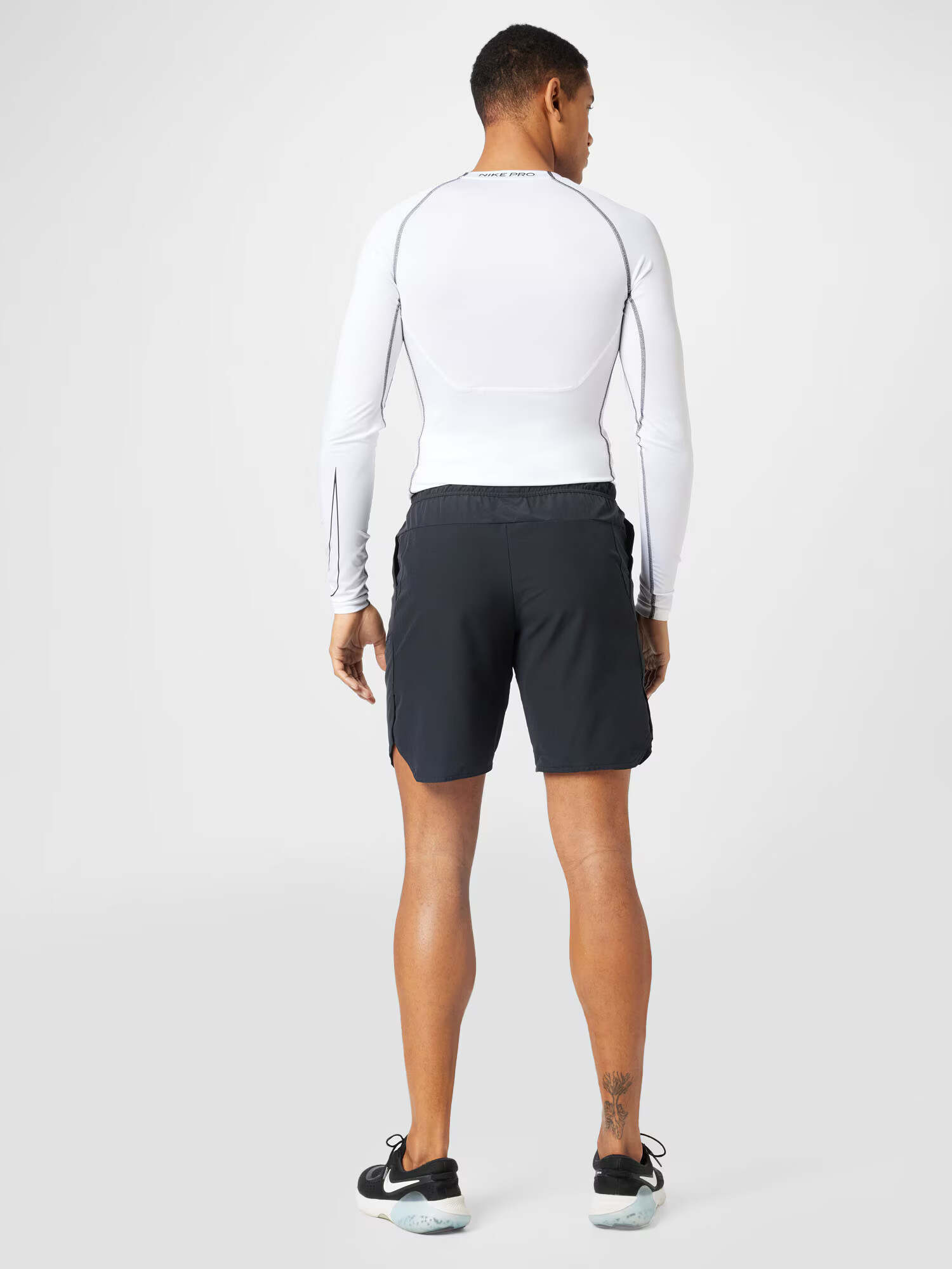 NIKE Pantaloni sport negru / alb - Pled.ro