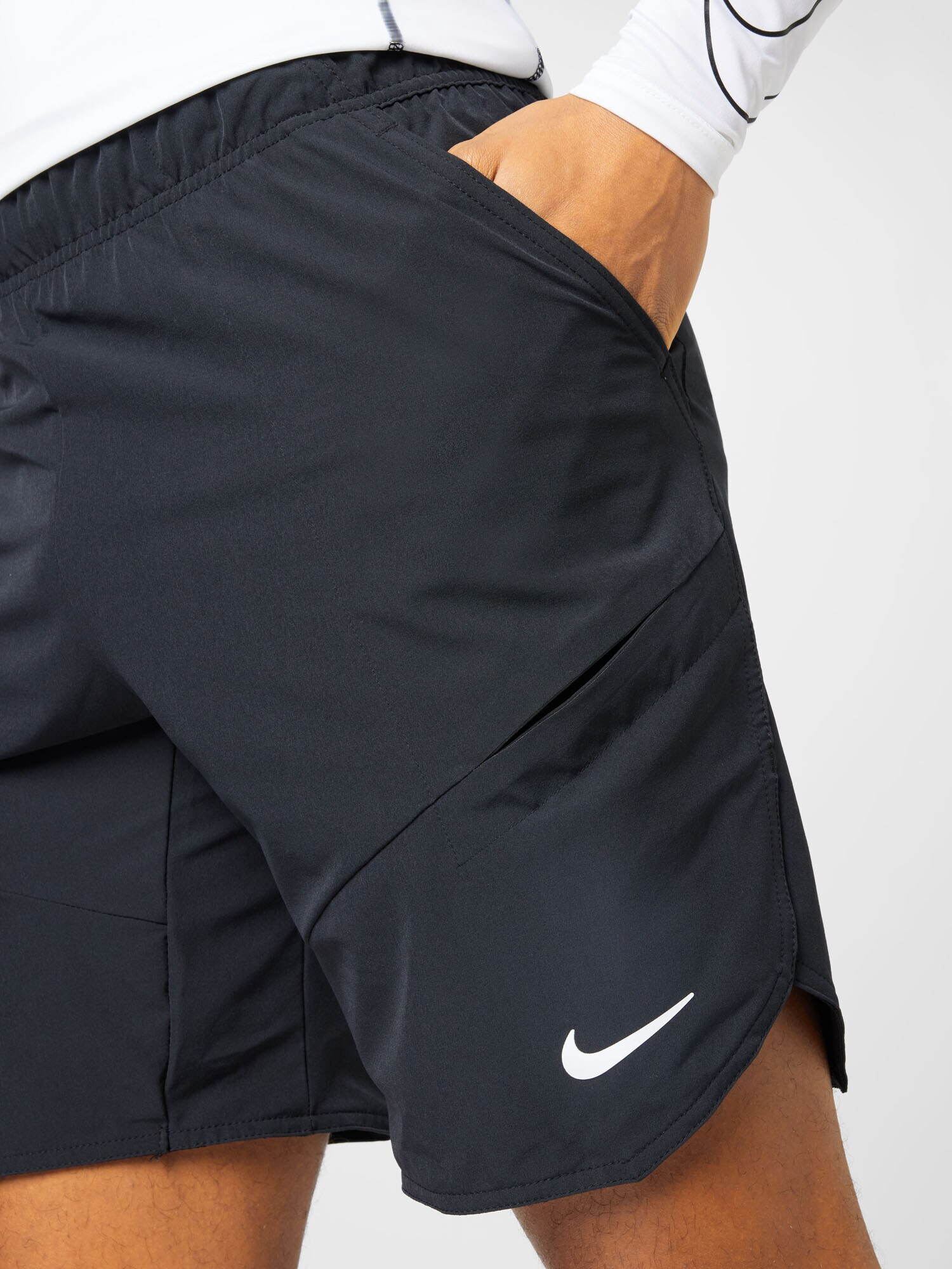 NIKE Pantaloni sport negru / alb - Pled.ro