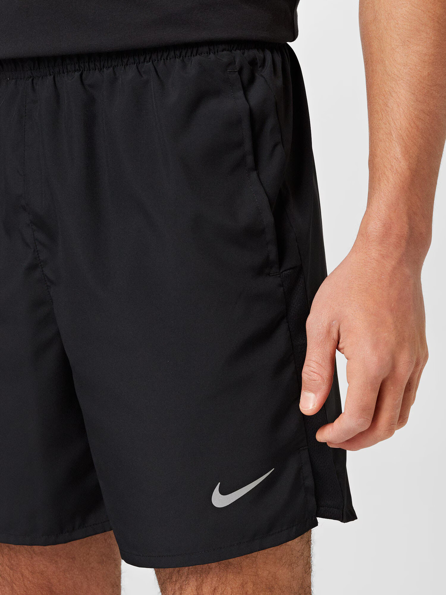 NIKE Pantaloni sport negru / argintiu - Pled.ro