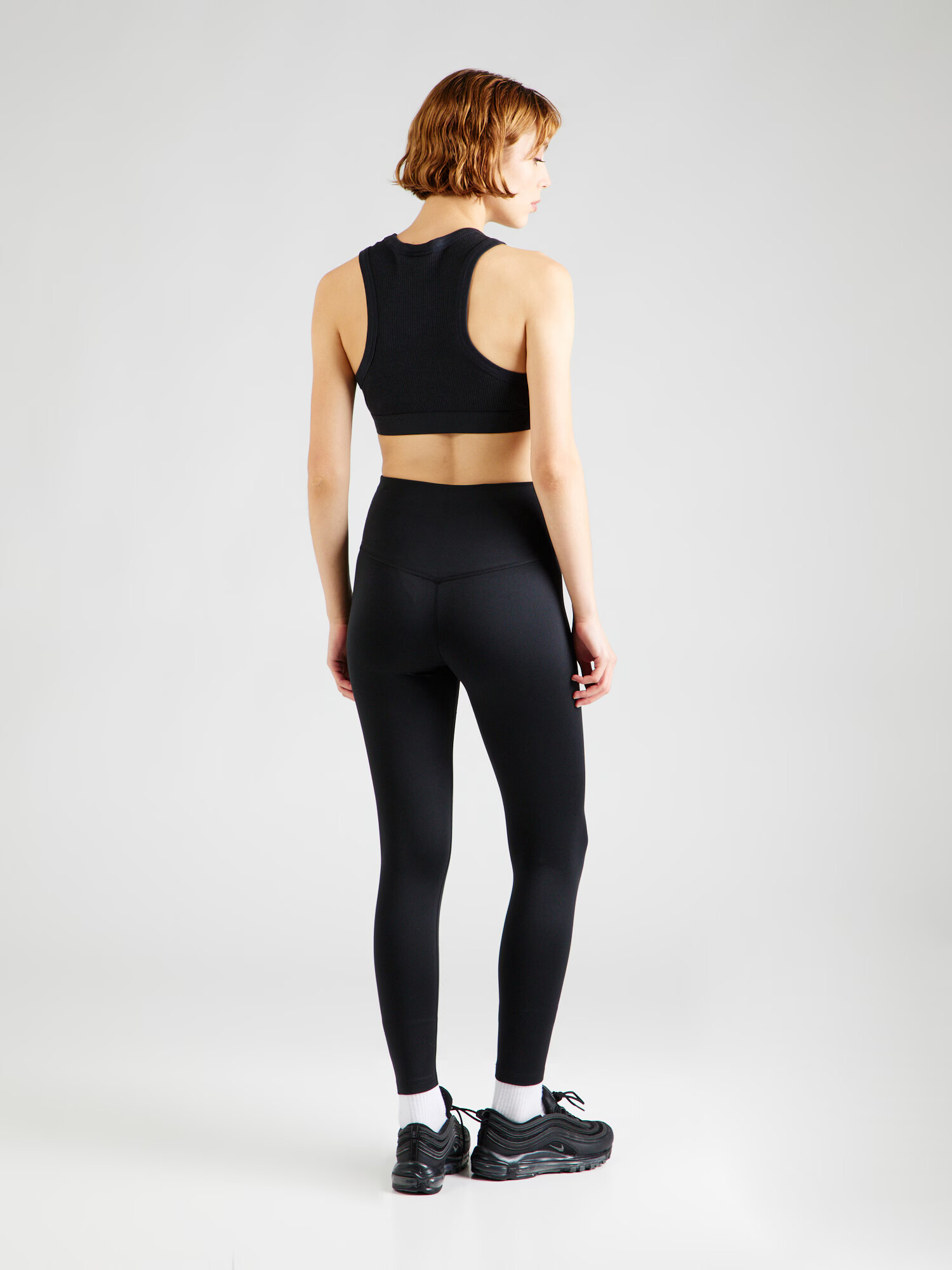 NIKE Pantaloni sport 'ONE' negru / alb - Pled.ro