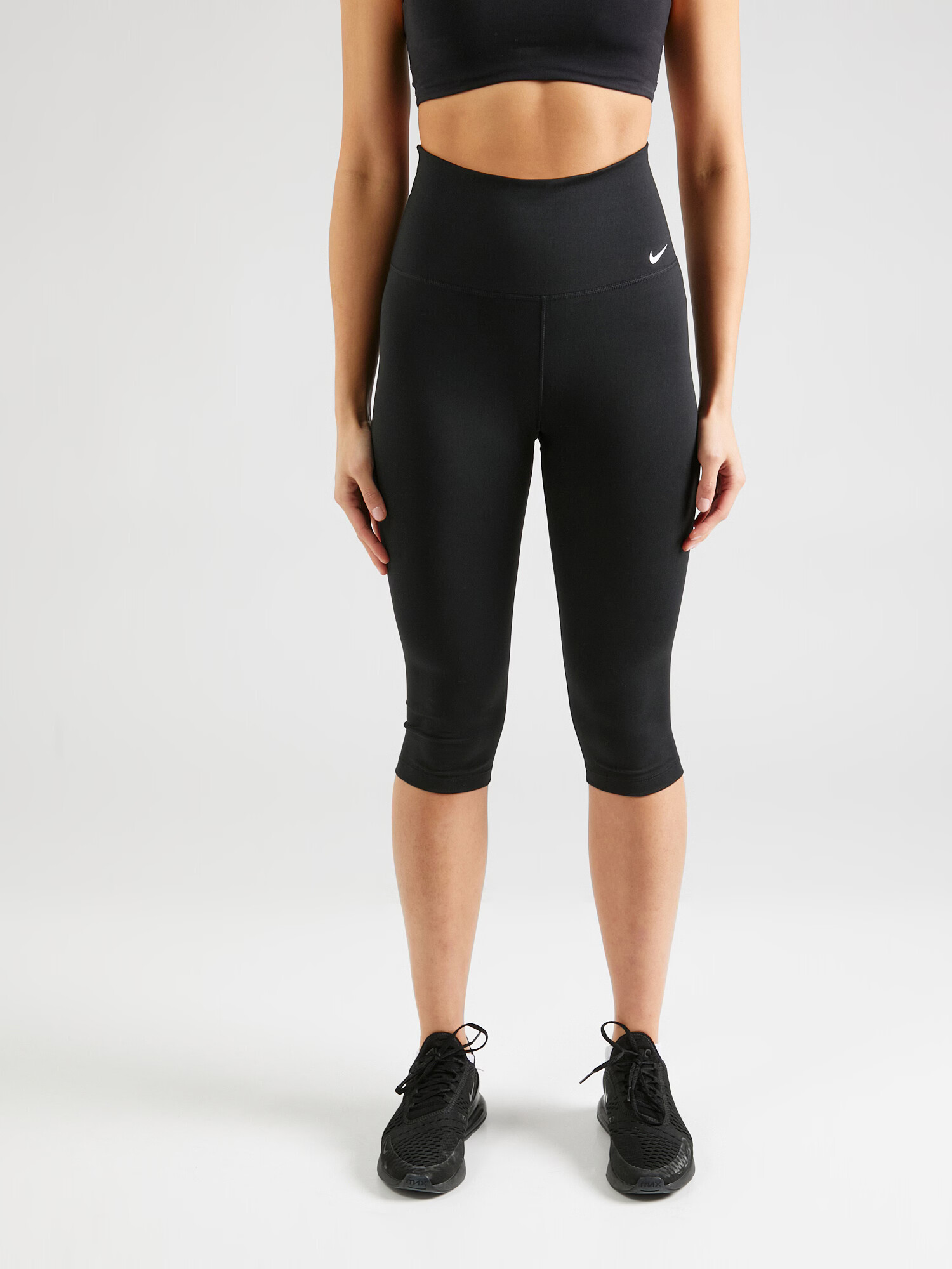 NIKE Pantaloni sport 'One' negru / alb - Pled.ro