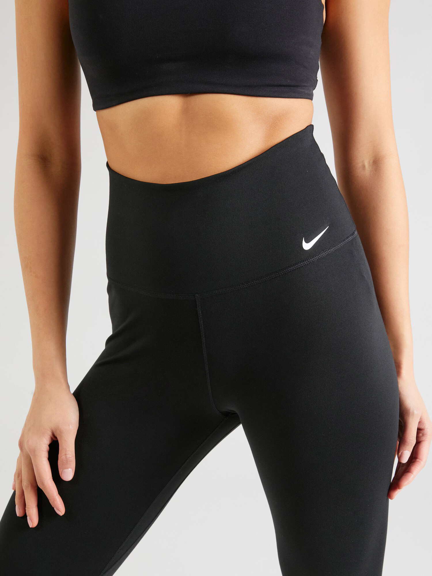 NIKE Pantaloni sport 'One' negru / alb - Pled.ro