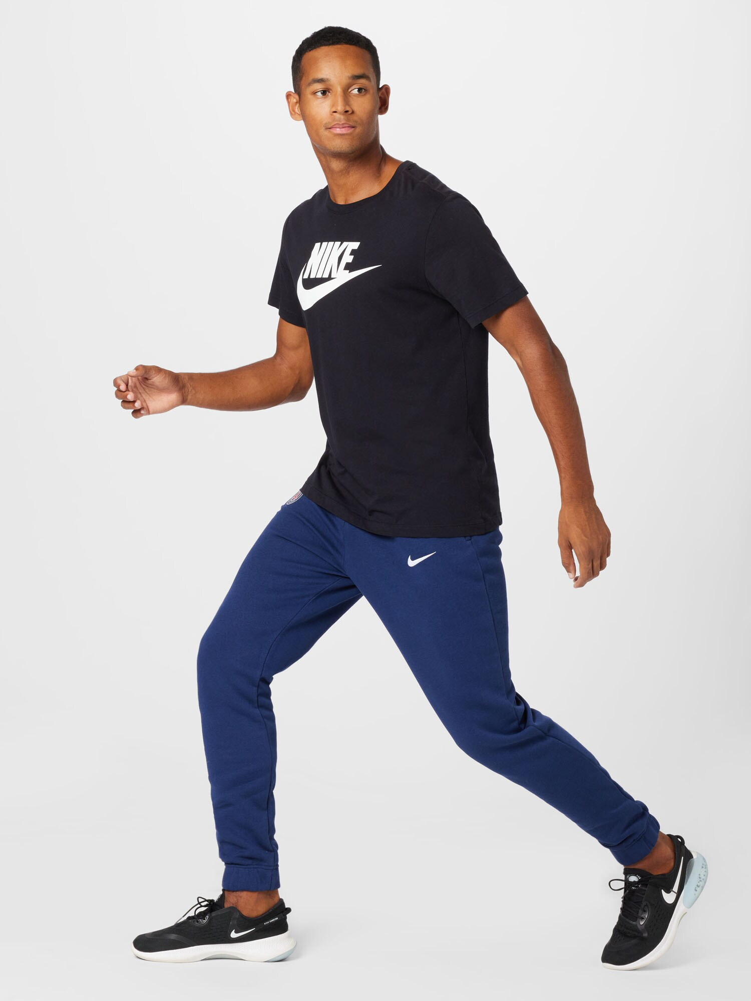 NIKE Pantaloni sport 'Paris Saint-Germain' albastru închis / alb - Pled.ro