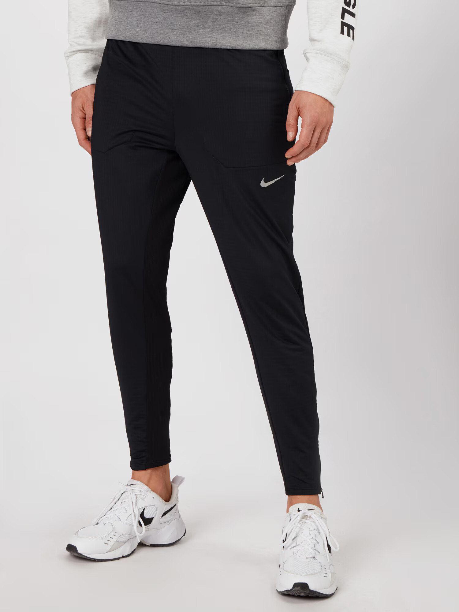 NIKE Pantaloni sport 'Phenom Elite' negru / alb - Pled.ro