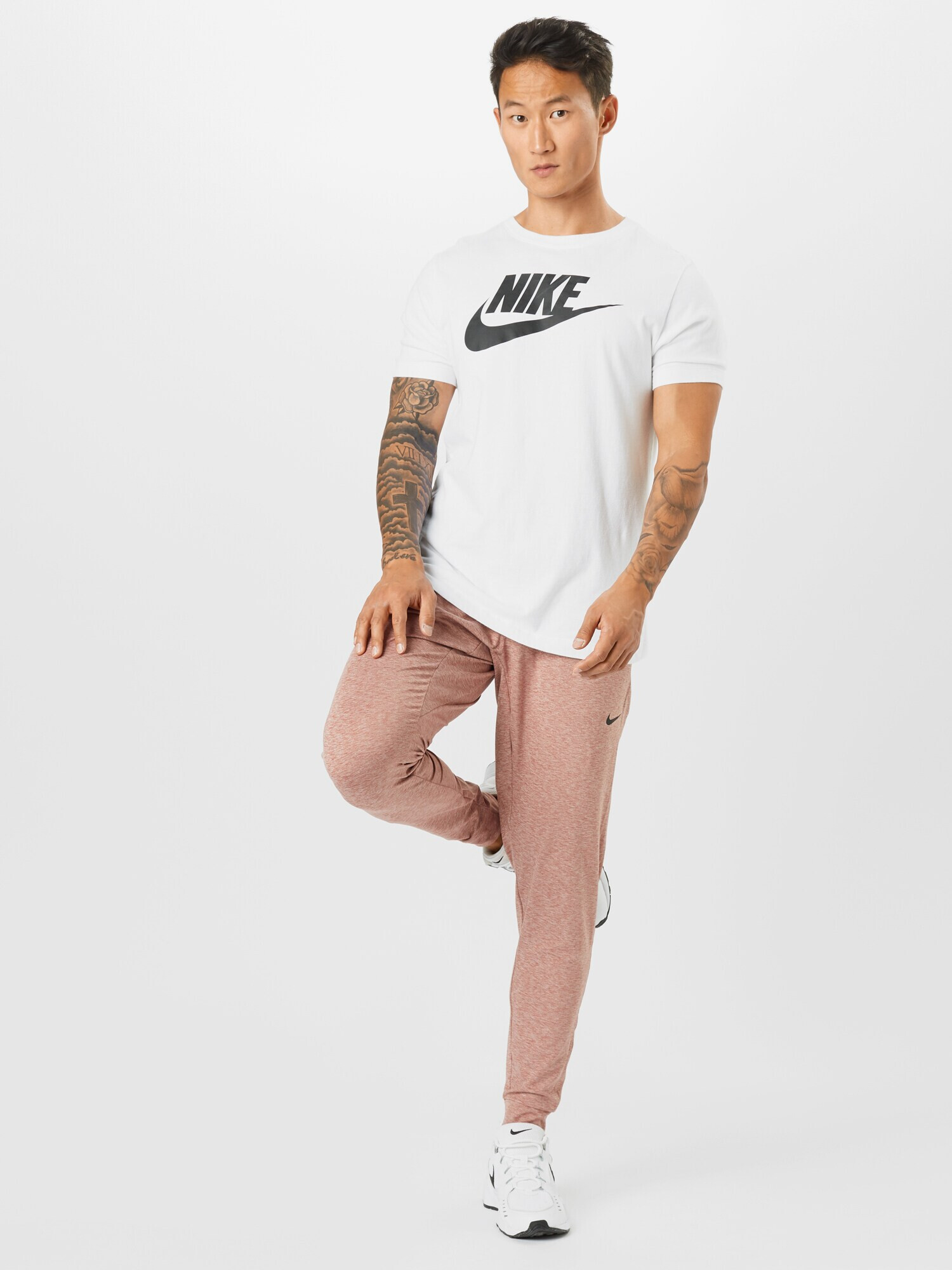 NIKE Pantaloni sport roz amestecat / negru - Pled.ro