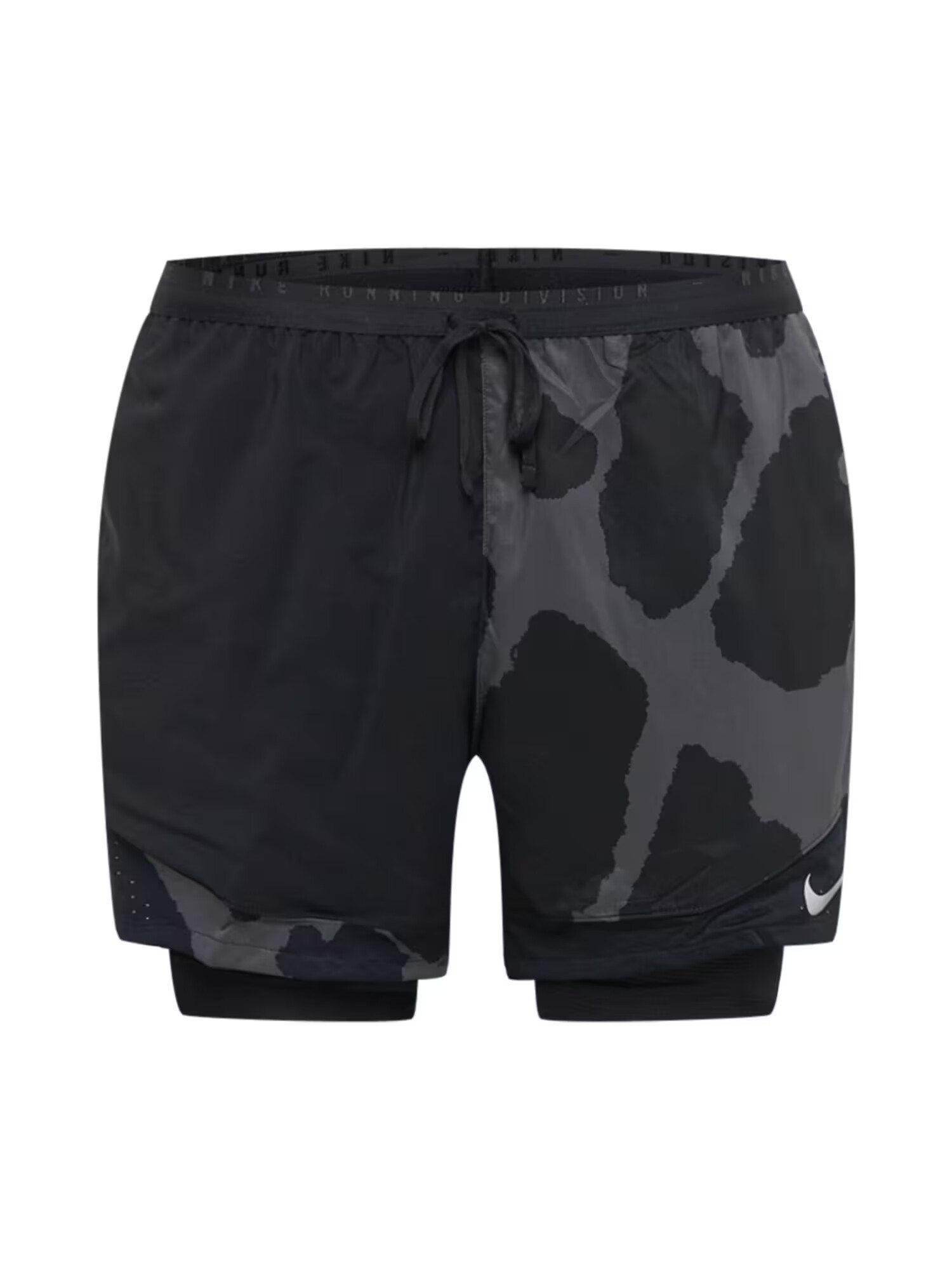 NIKE Pantaloni sport 'STRIDE' gri / negru / alb - Pled.ro