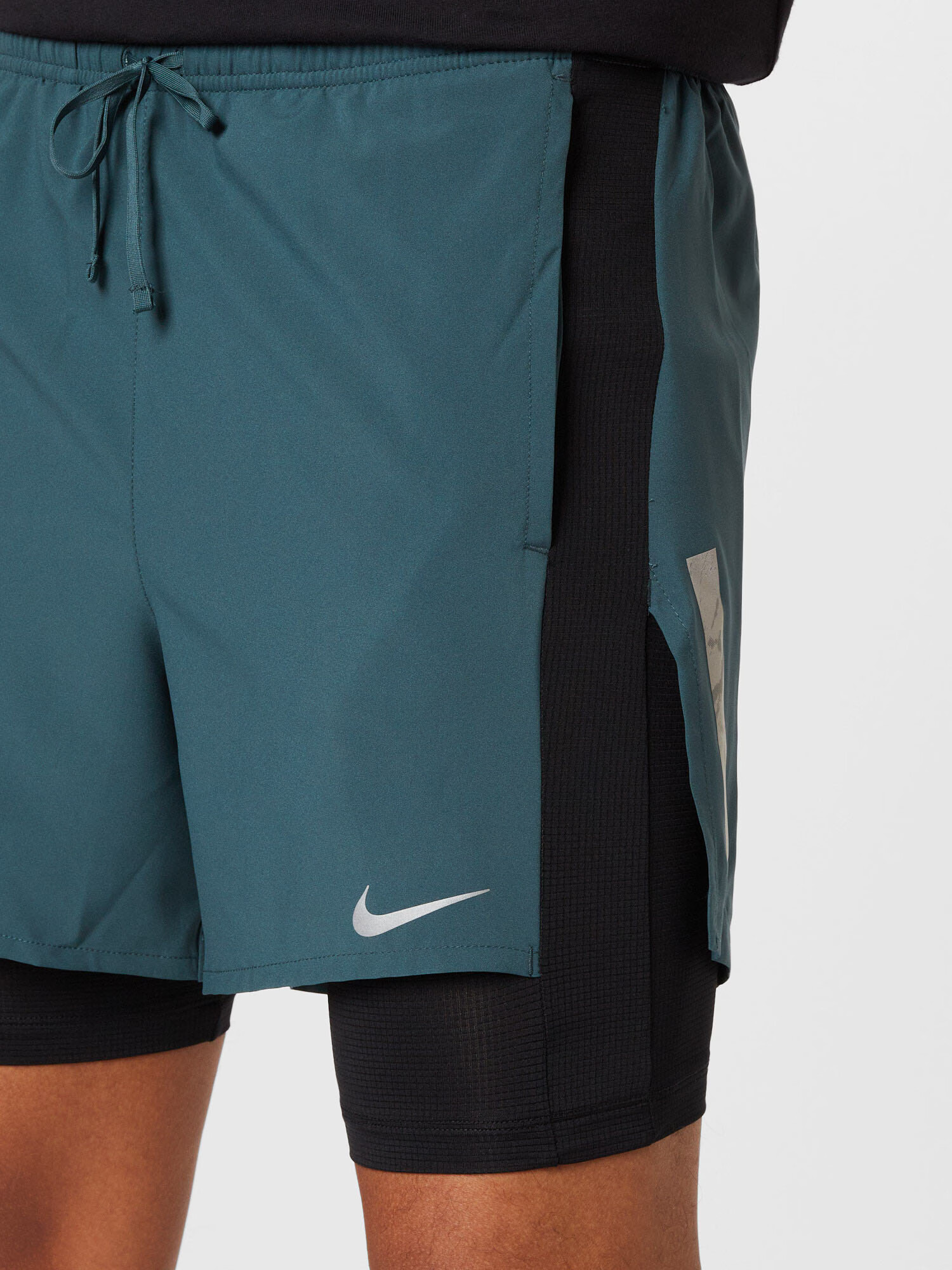 NIKE Pantaloni sport 'Stride' verde petrol / negru - Pled.ro