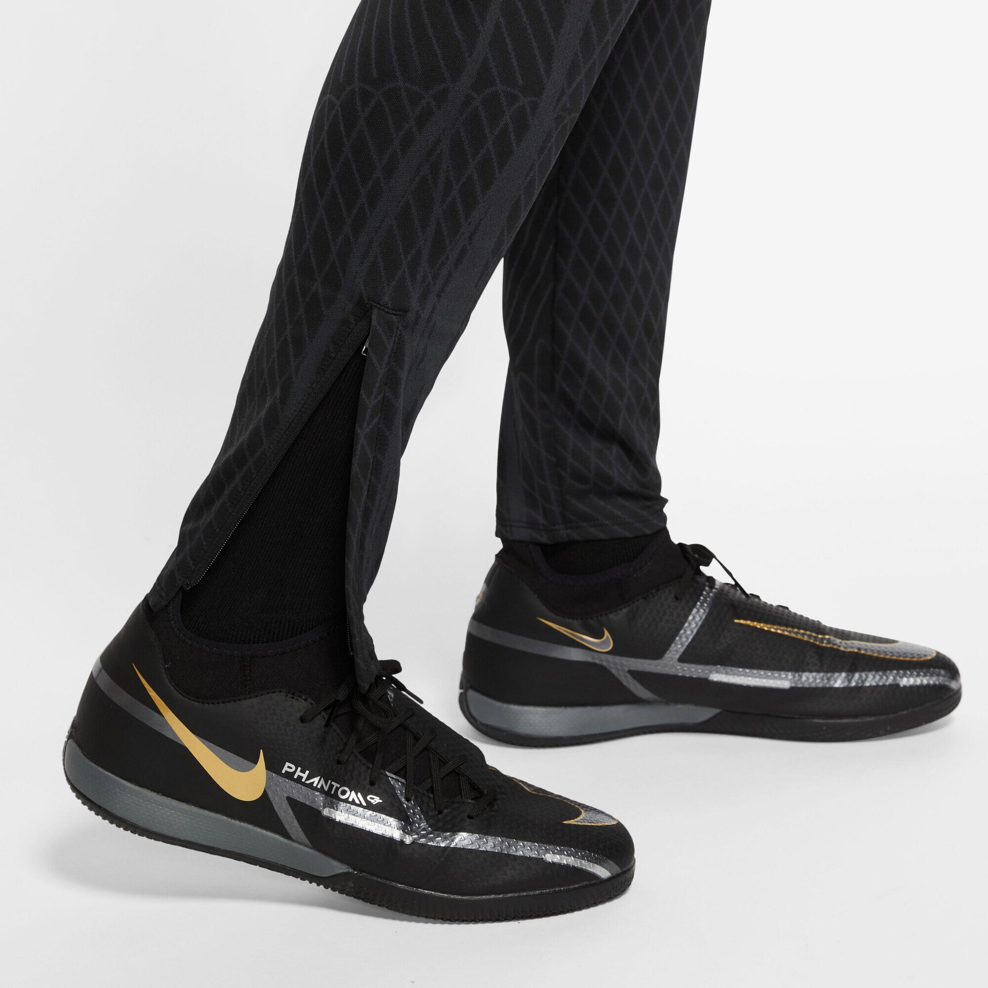 NIKE Pantaloni sport 'Strike' gri închis / negru / alb - Pled.ro