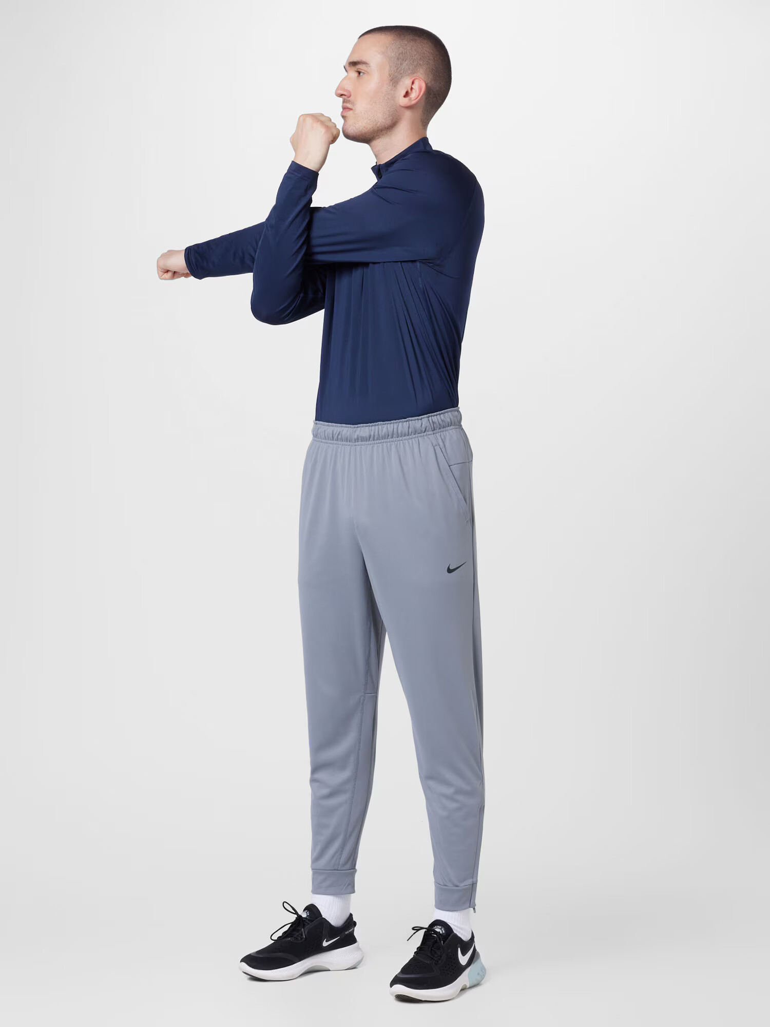 NIKE Pantaloni sport 'Totality' gri / negru - Pled.ro