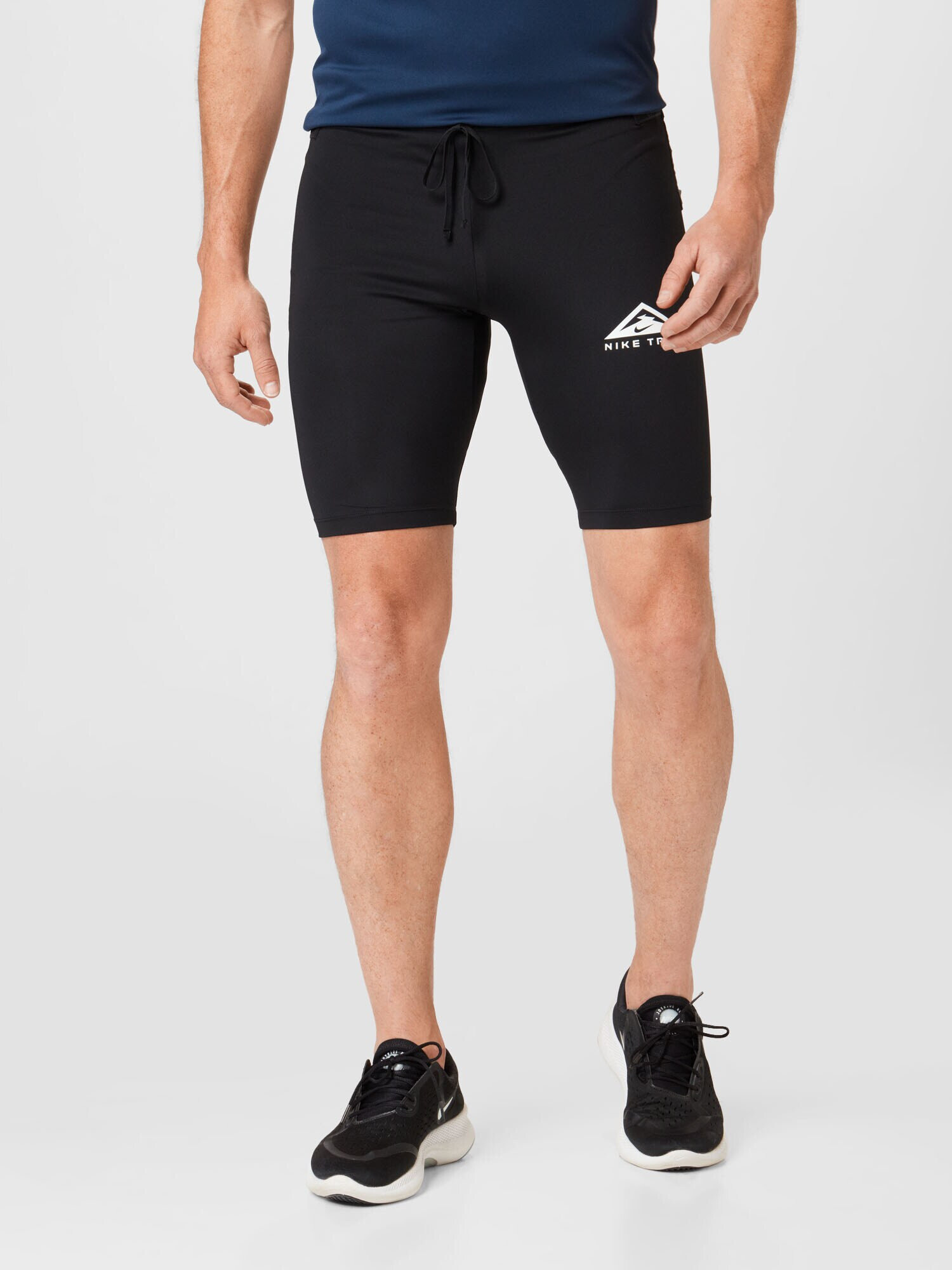 NIKE Pantaloni sport 'Trail' gri / negru / alb - Pled.ro