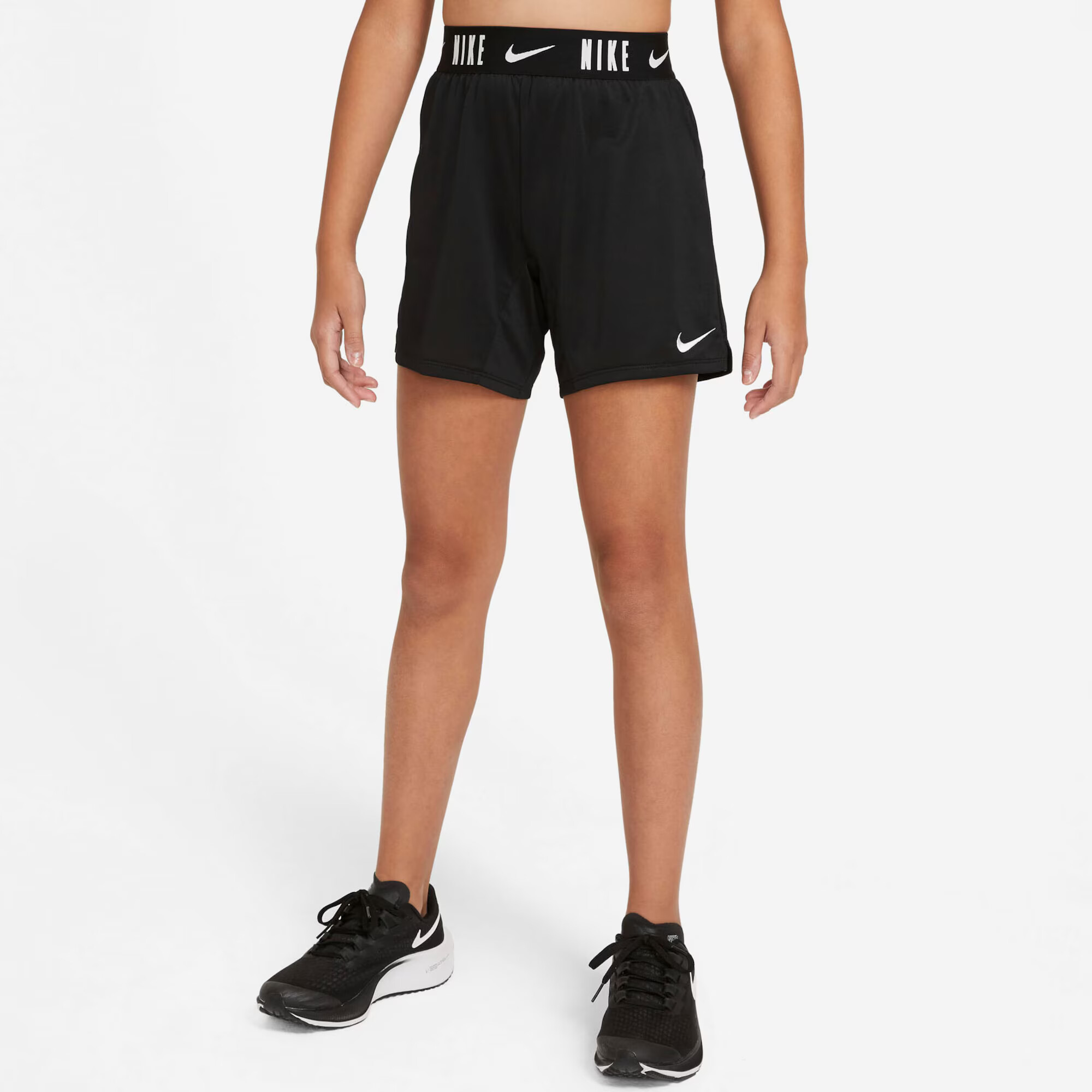 NIKE Pantaloni sport 'Trophy' negru / alb - Pled.ro