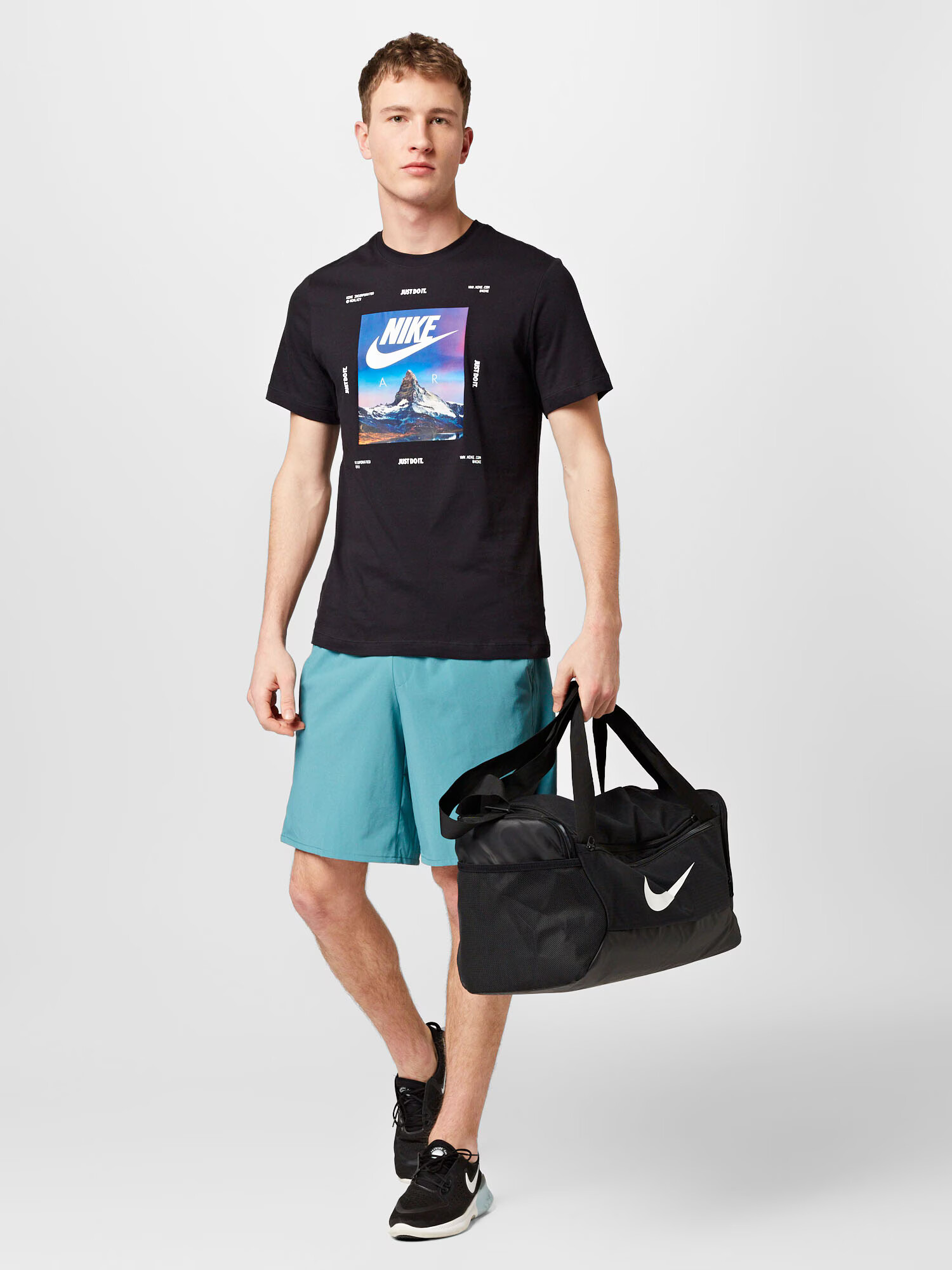 NIKE Pantaloni sport turcoaz - Pled.ro