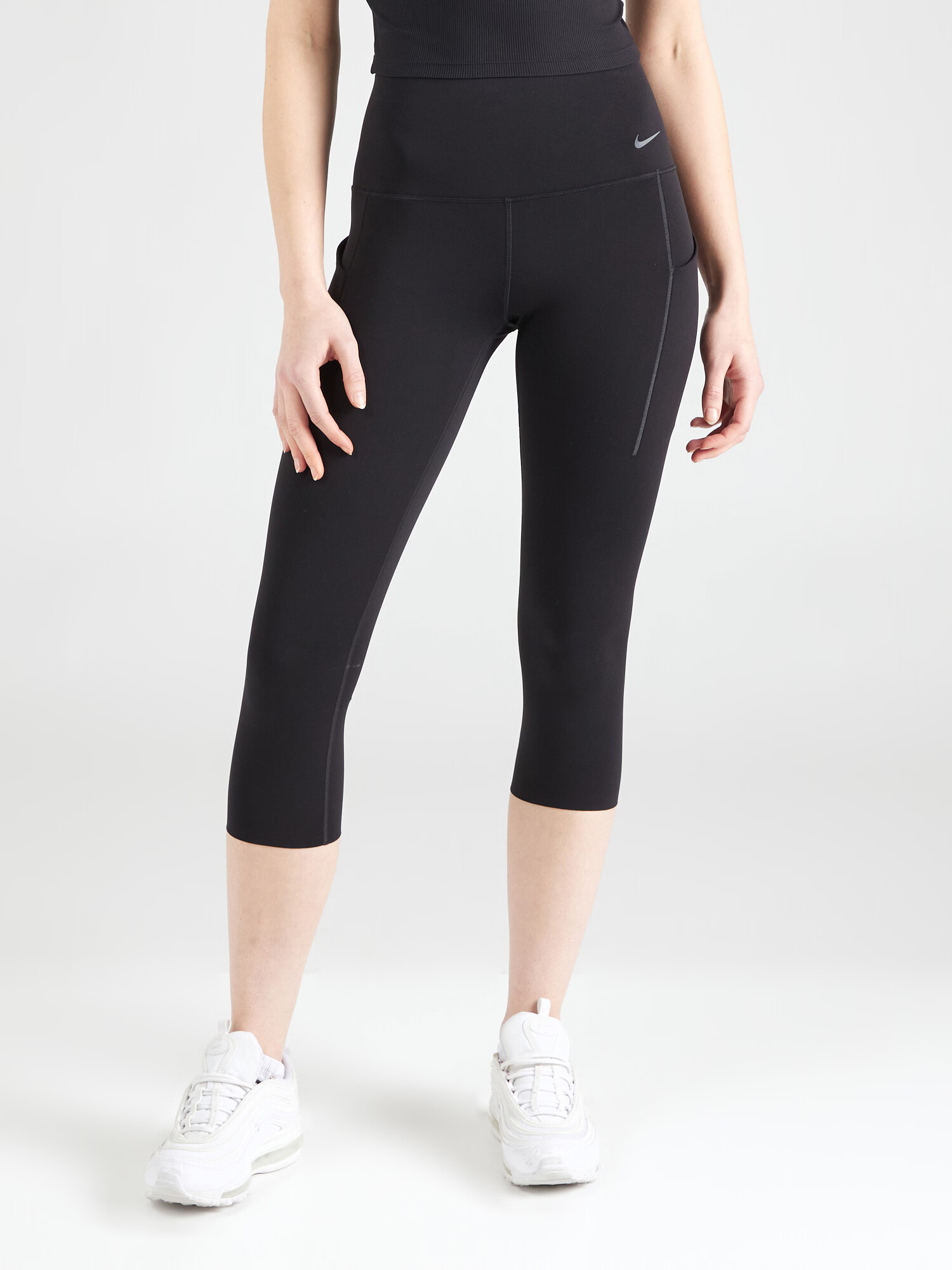 NIKE Pantaloni sport 'UNIVERSA' gri deschis / negru - Pled.ro