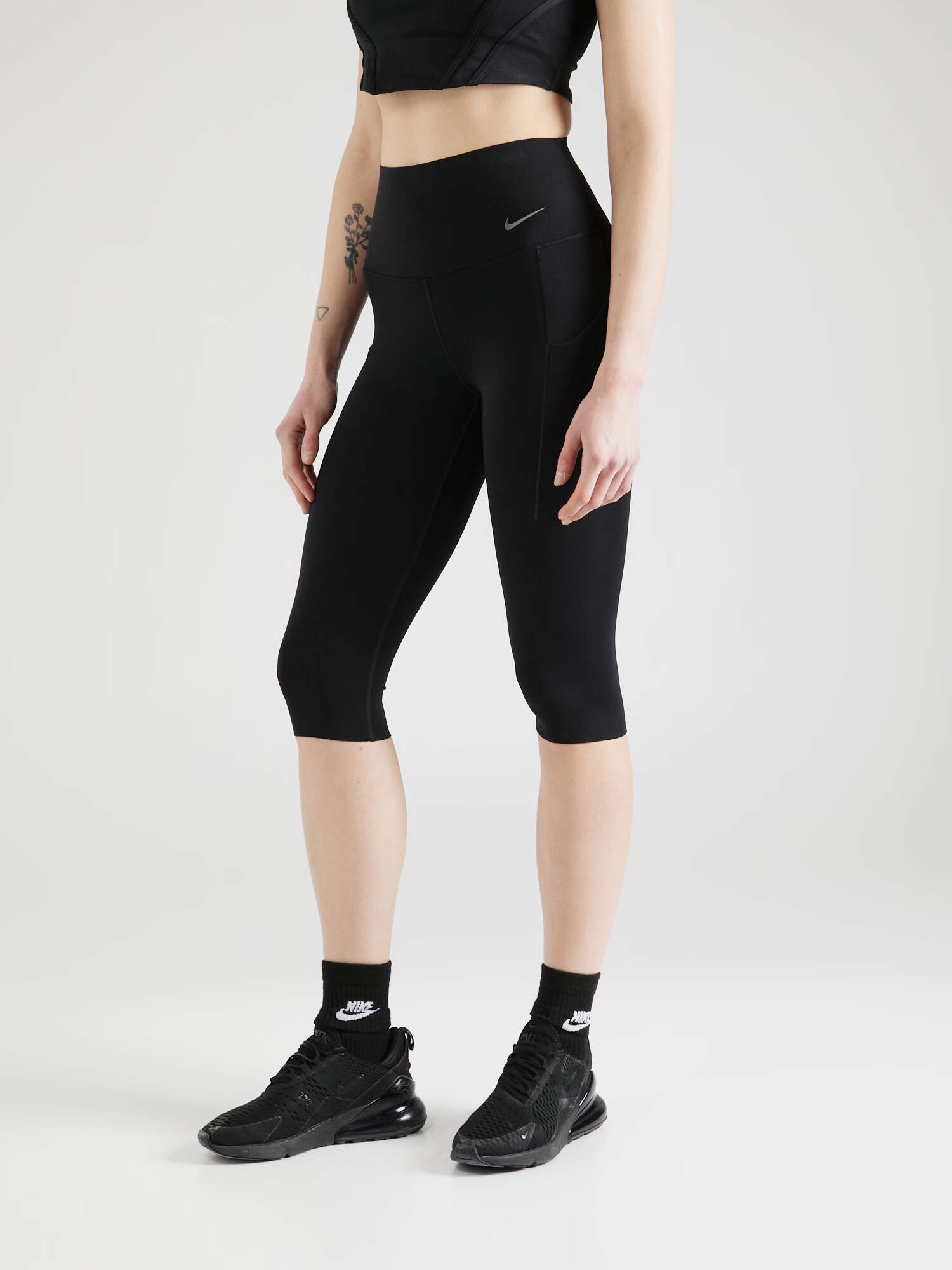 NIKE Pantaloni sport 'UNIVERSA' gri / negru - Pled.ro