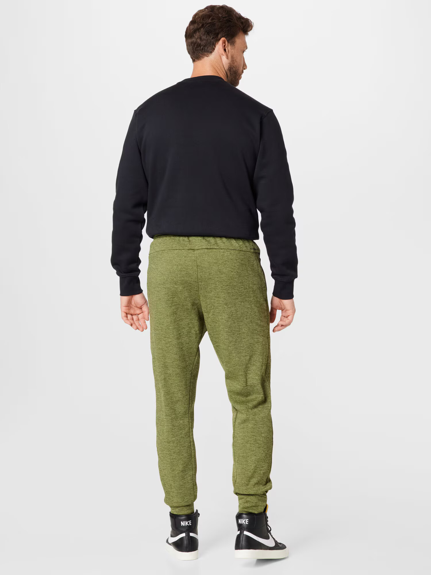 NIKE Pantaloni sport verde / negru - Pled.ro