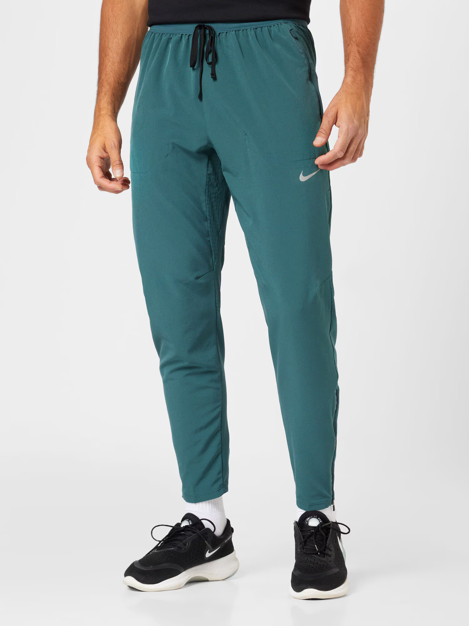 NIKE Pantaloni sport verde smarald / alb - Pled.ro