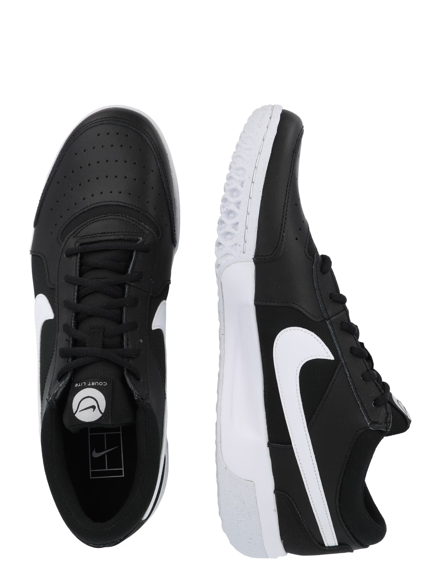 NIKE Pantofi sport 'COURT LITE 3' negru / alb - Pled.ro