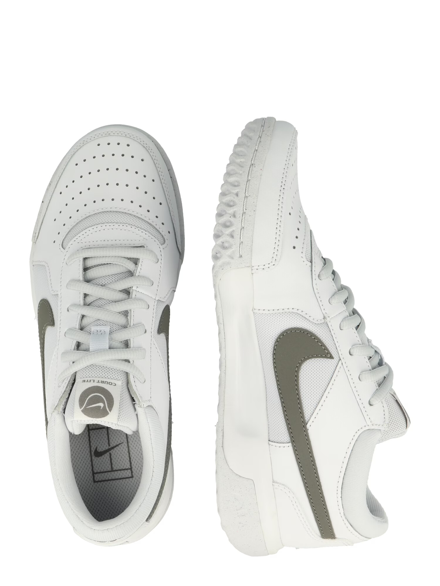 NIKE Pantofi sport 'COURT LITE 3' oliv / alb - Pled.ro