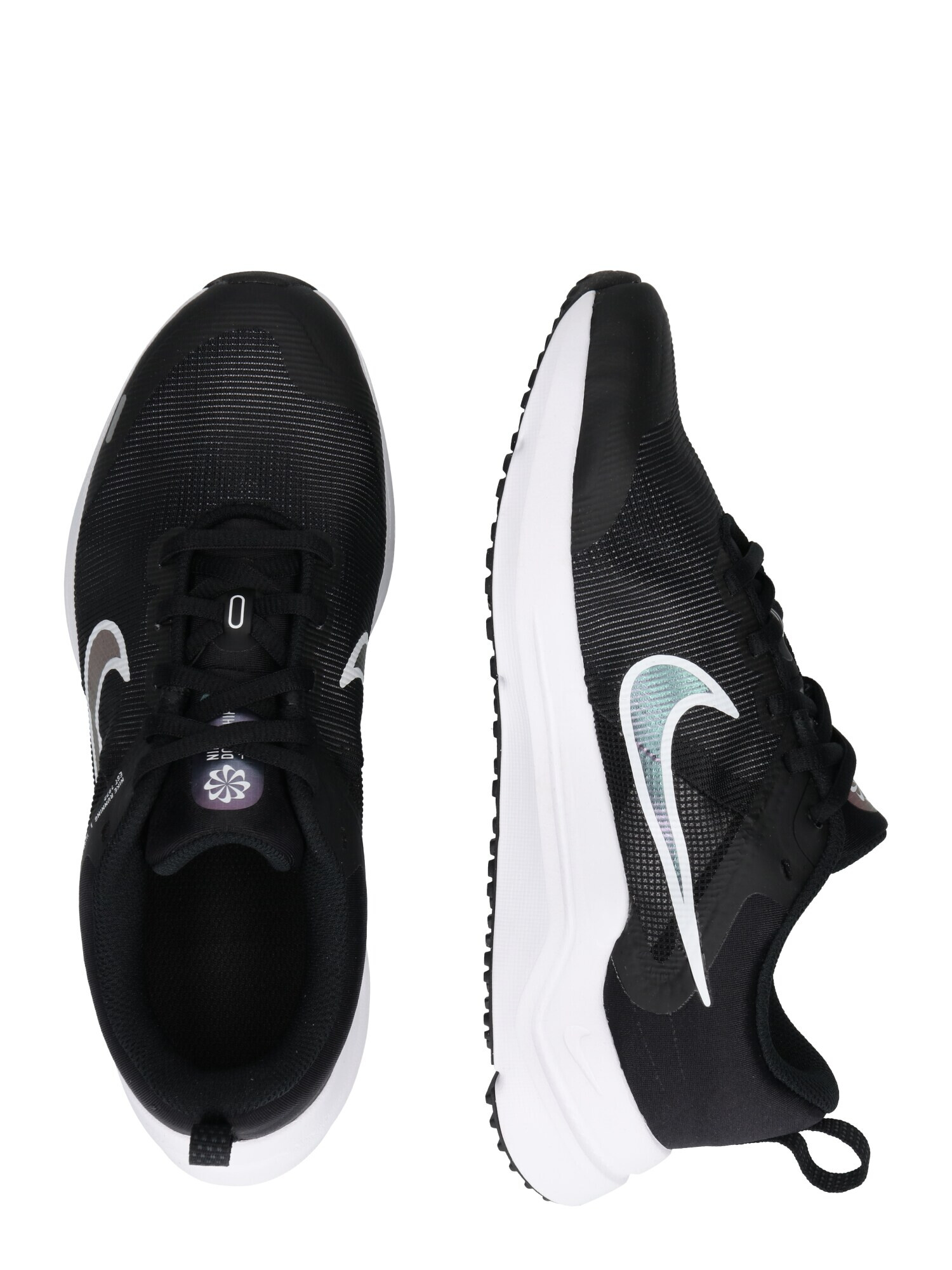 NIKE Pantofi sport 'Downshifter 12' gri / lila / negru / alb - Pled.ro