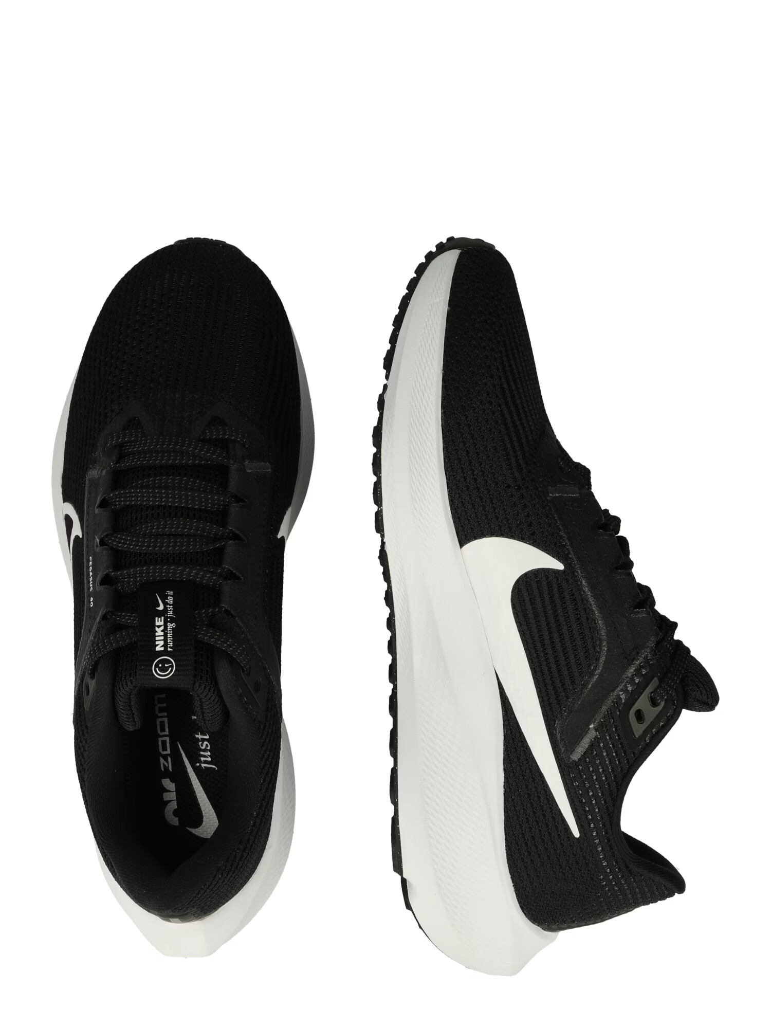 NIKE Sneaker de alergat 'Air Zoom Pegasus 40' negru / alb - Pled.ro