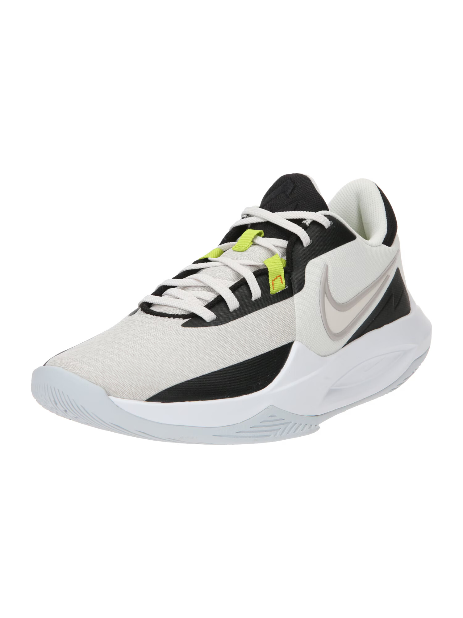 NIKE Pantofi sport 'Precision 6' bej / galben neon / negru / alb - Pled.ro