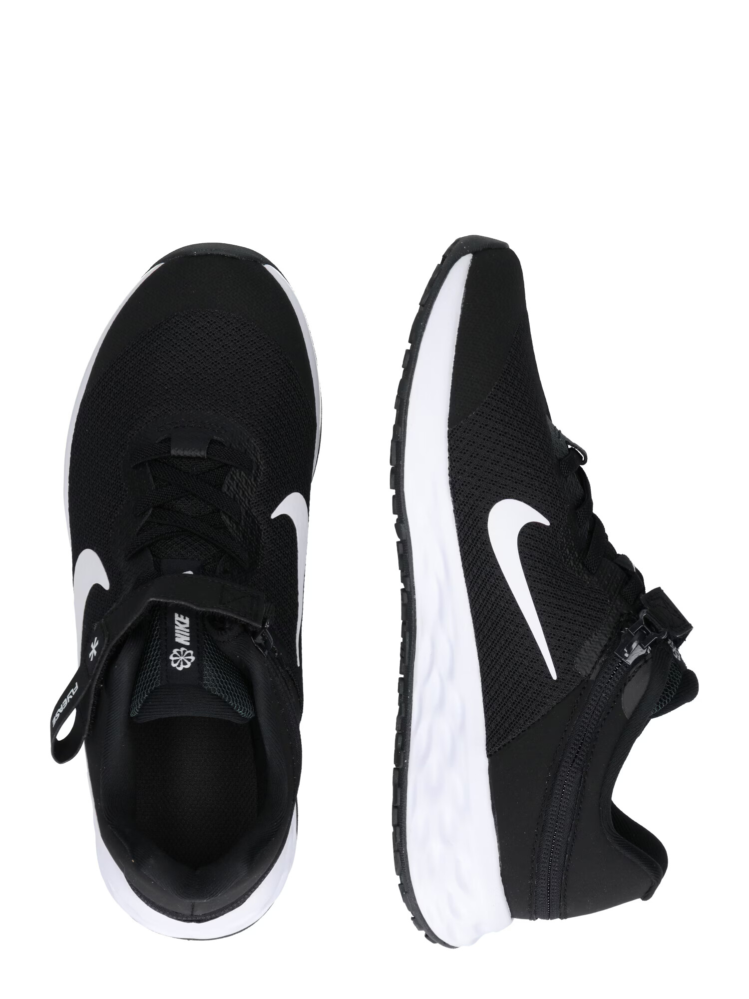 NIKE Pantofi sport 'Revolution 6 FlyEase' negru / alb - Pled.ro